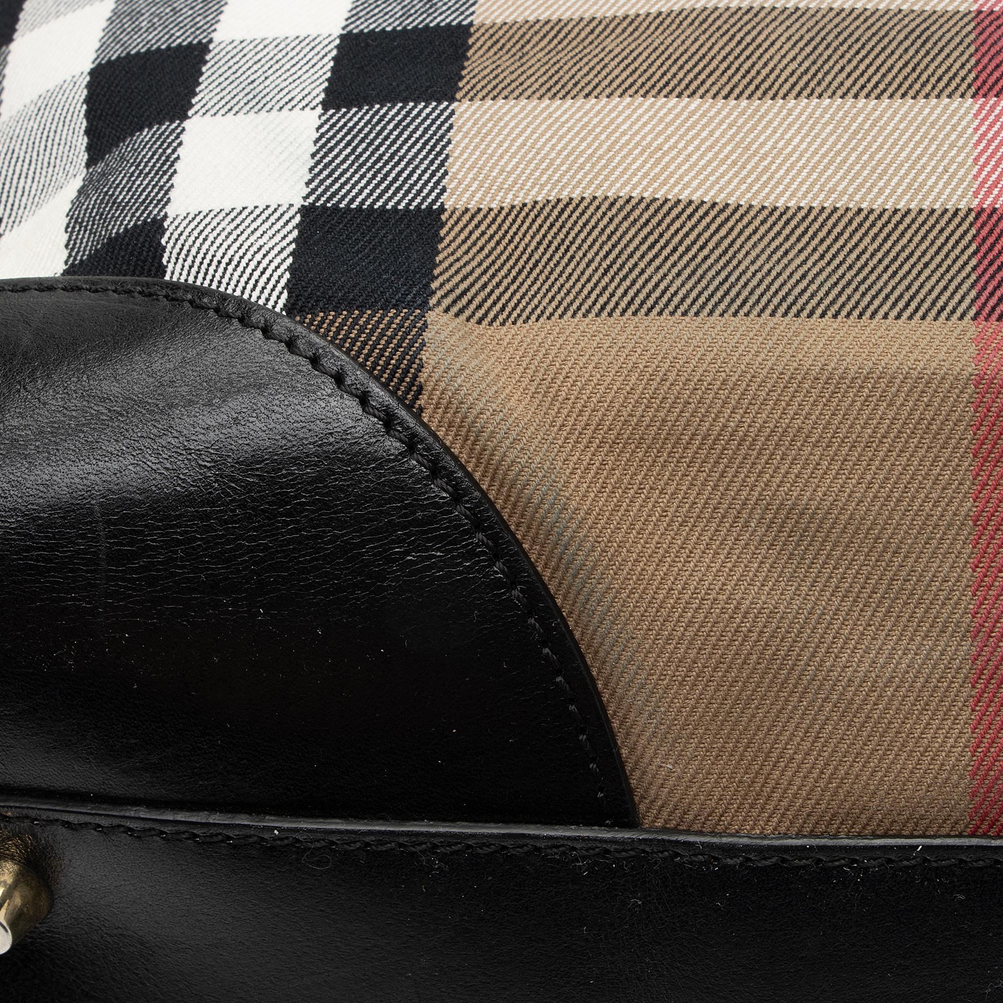 Burberry House Check Canterbury Small Tote (SHF-KAoaBP)