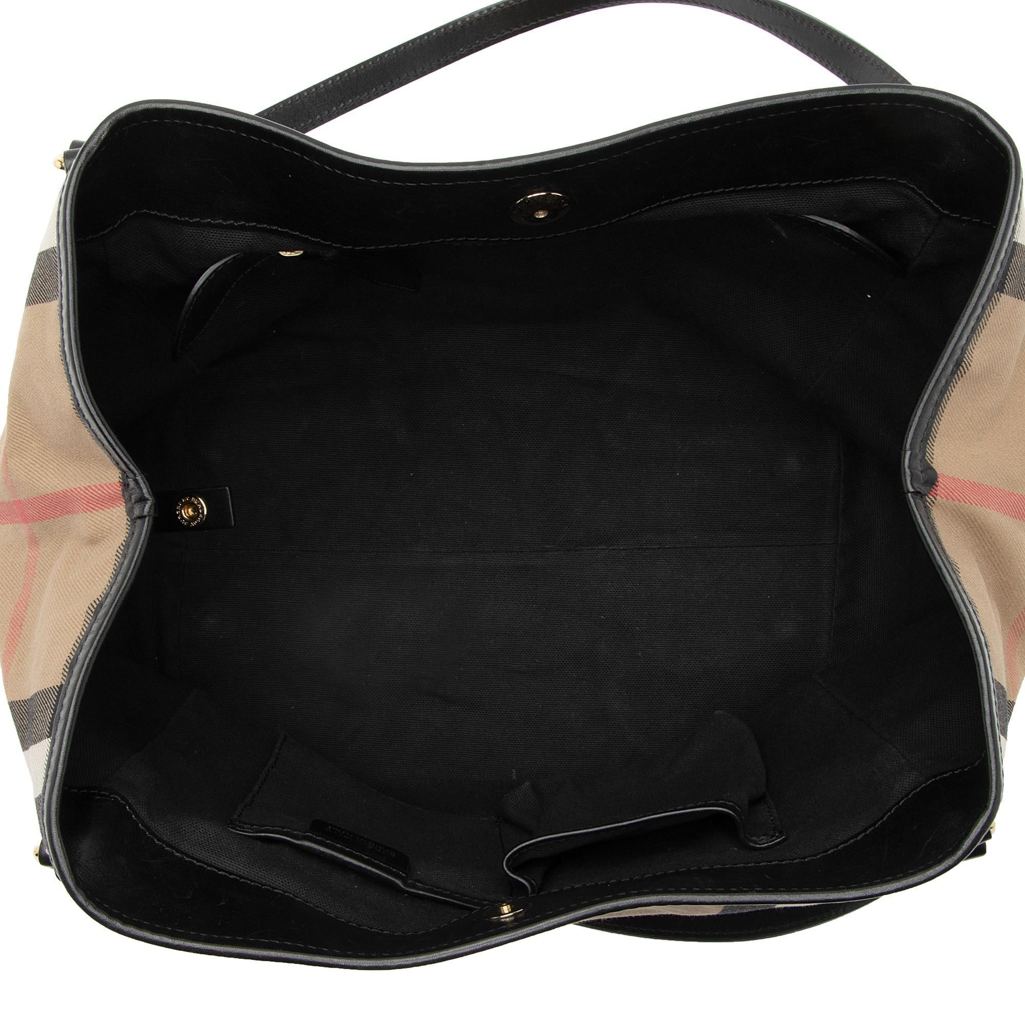 Burberry House Check Canterbury Small Tote (SHF-KAoaBP)