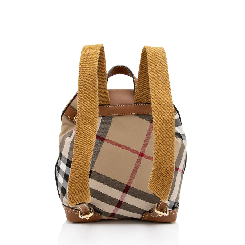 Burberry House Check Dennis Small Backpack - FINAL SALE (SHF-QX7F6Z)