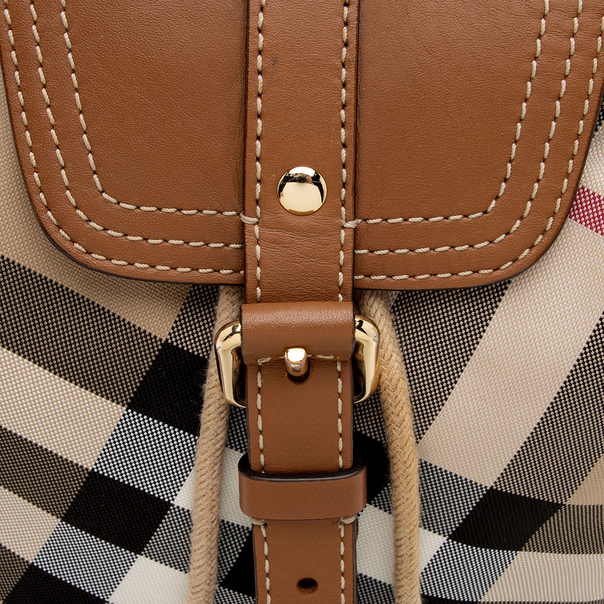 Burberry House Check Dennis Small Backpack - FINAL SALE (SHF-QX7F6Z)