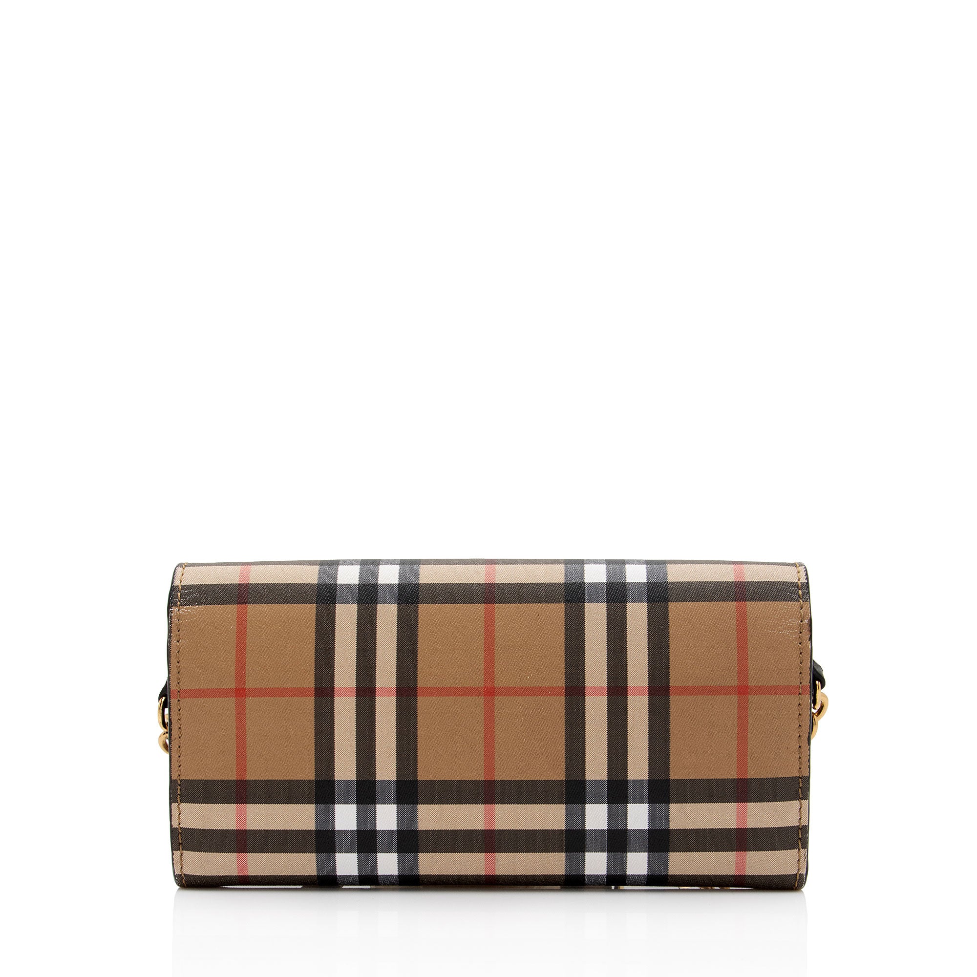 Burberry House Check Henley Chain Wallet (SHF-OabVyk)