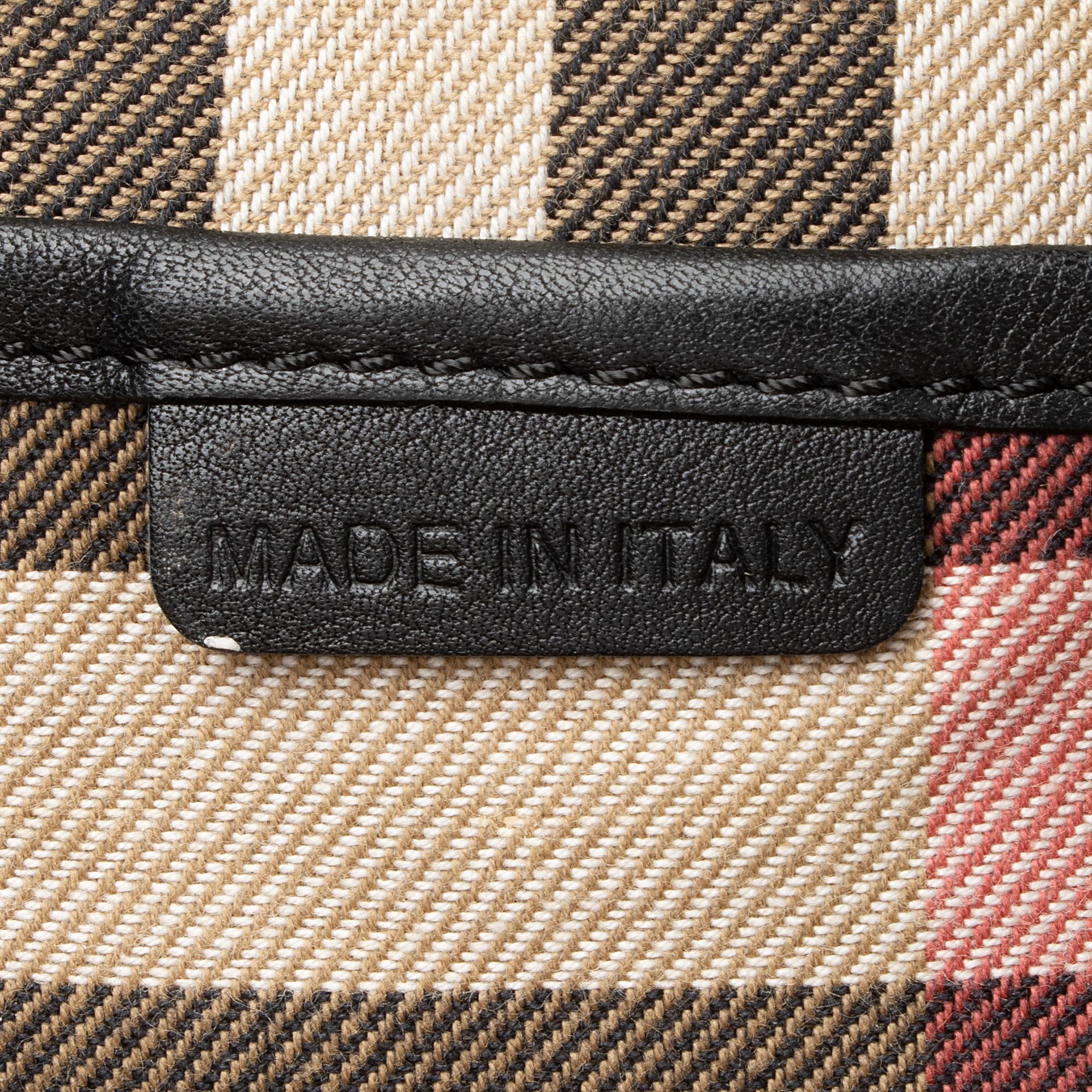 Burberry House Check Lambskin Bridle Salisbury Small Tote (SHF-mVCDxh)