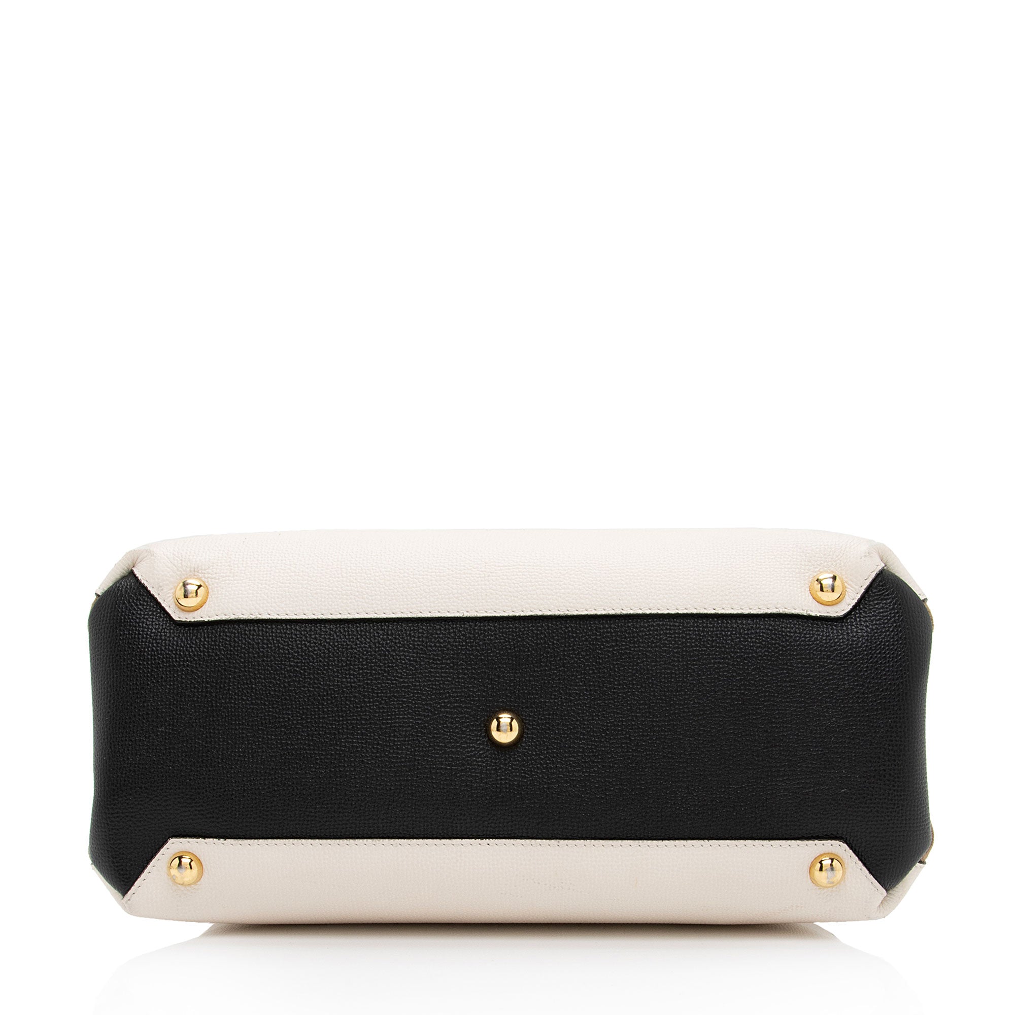 Burberry House Check Leather Banner Medium Tote (SHF-IHmkgX)