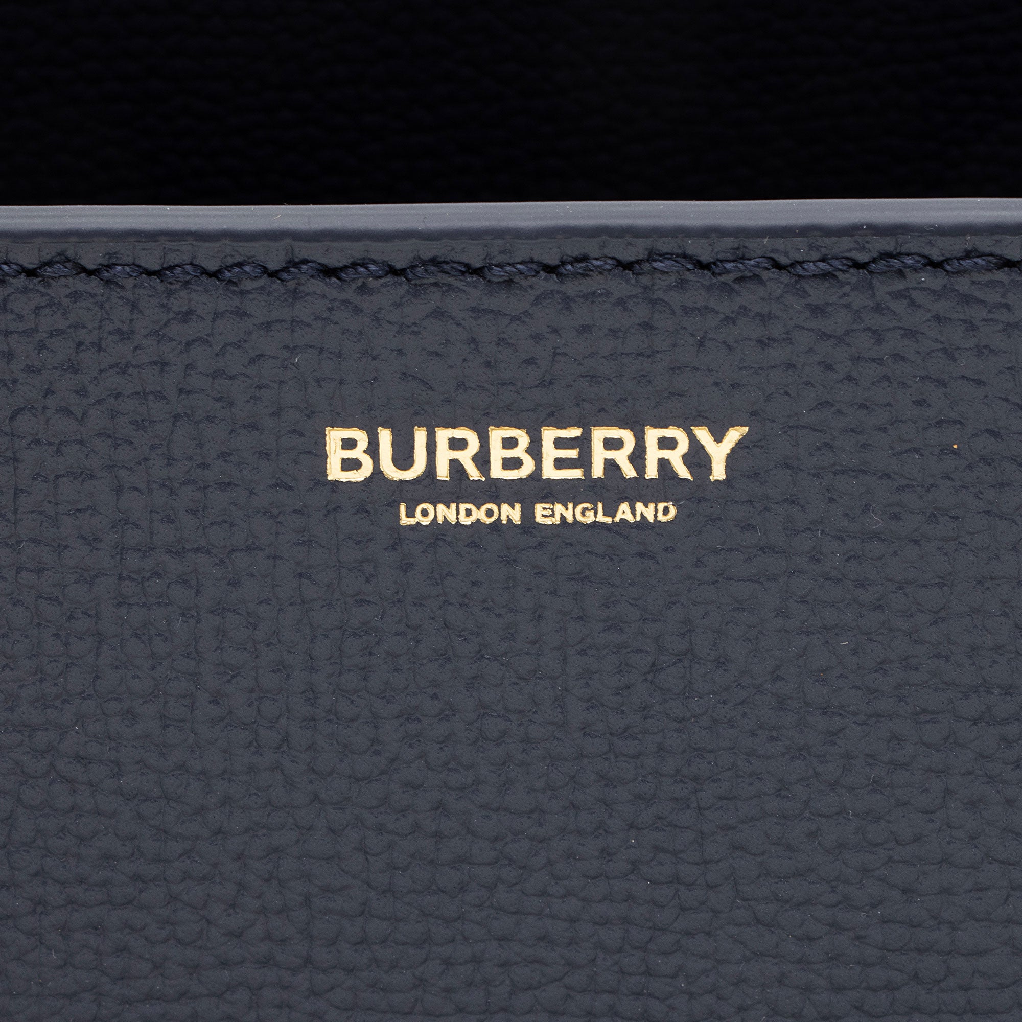 Burberry House Check Leather Banner Medium Tote