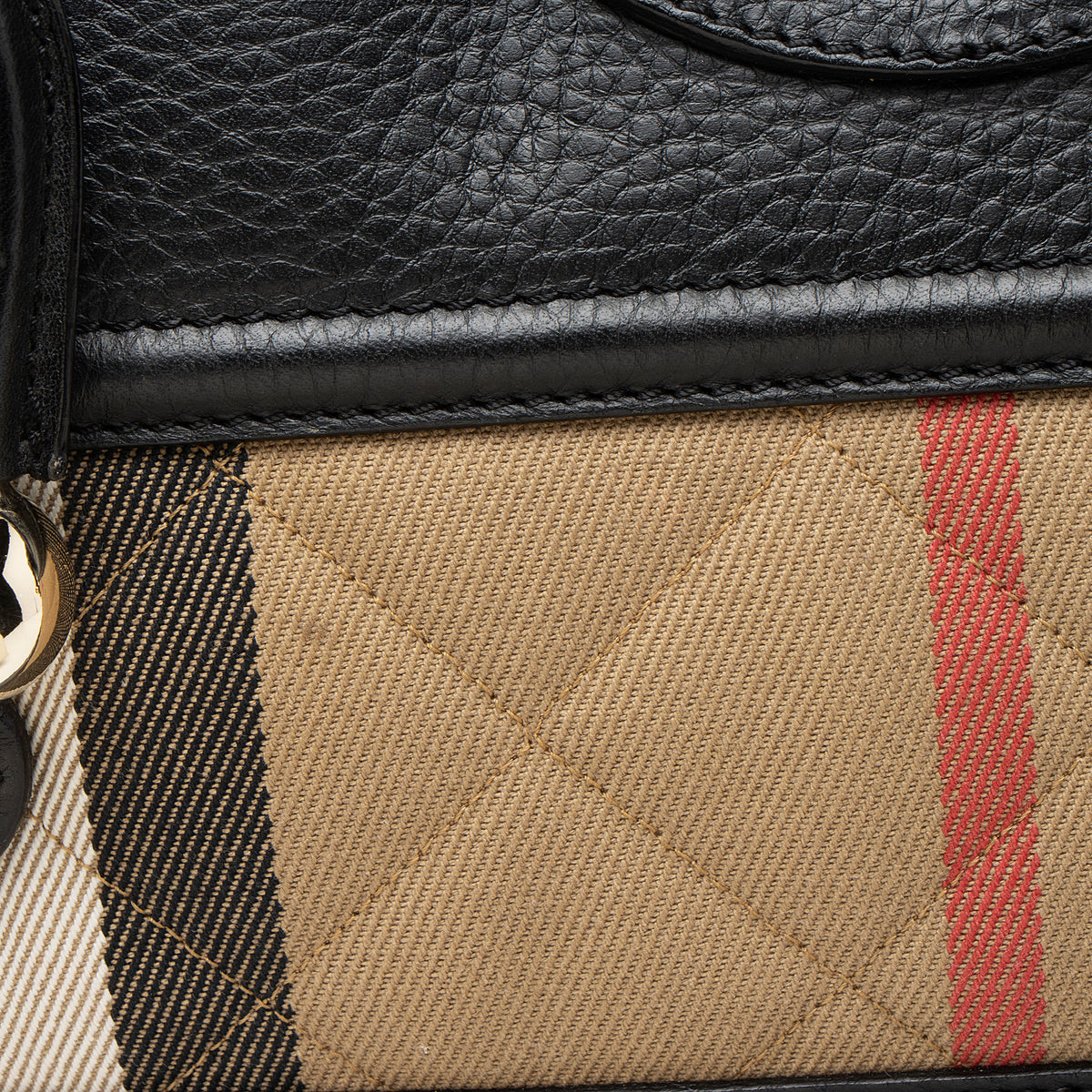 Burberry House Check Manor Satchel