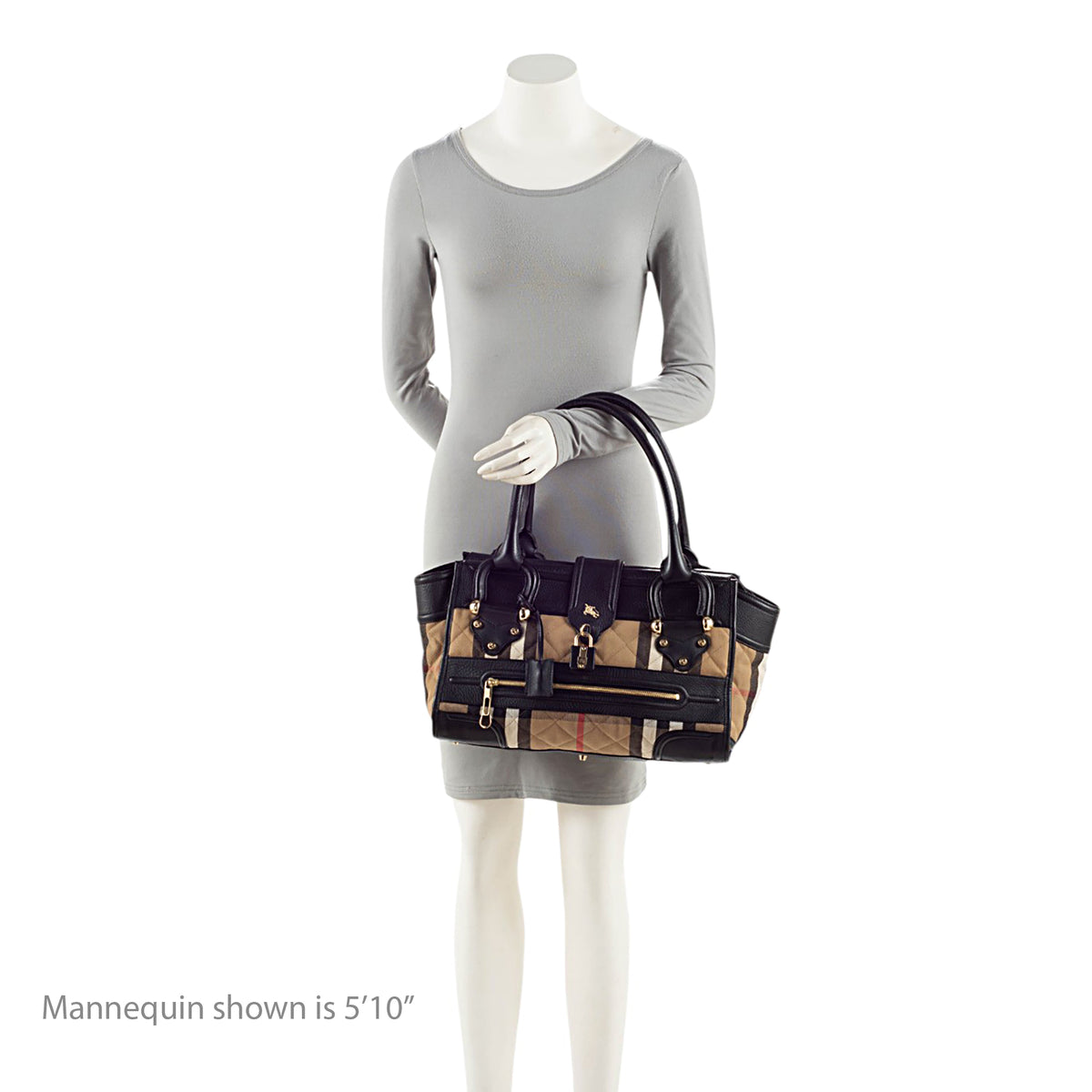 Burberry House Check Manor Satchel