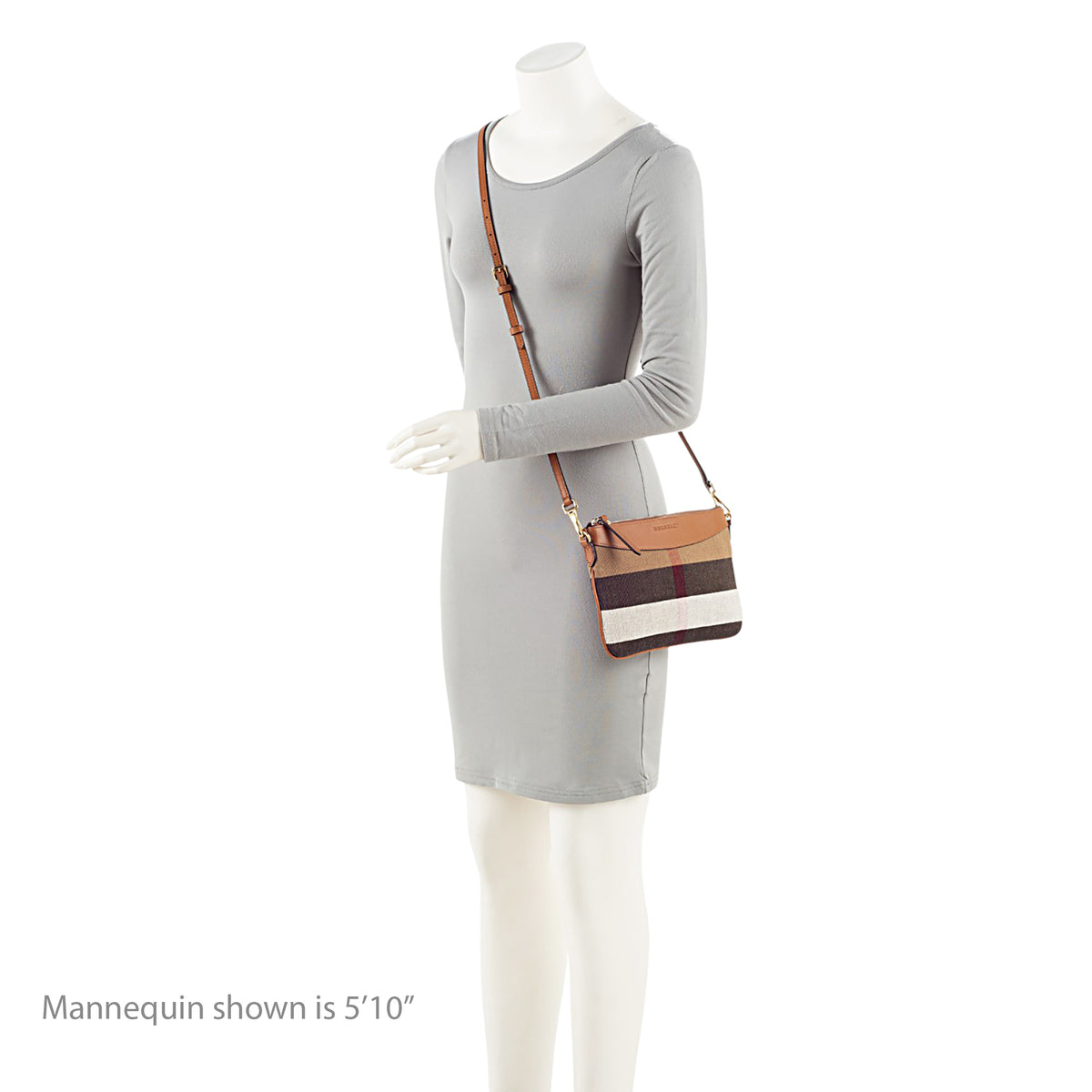 Burberry House Check Peyton Clutch