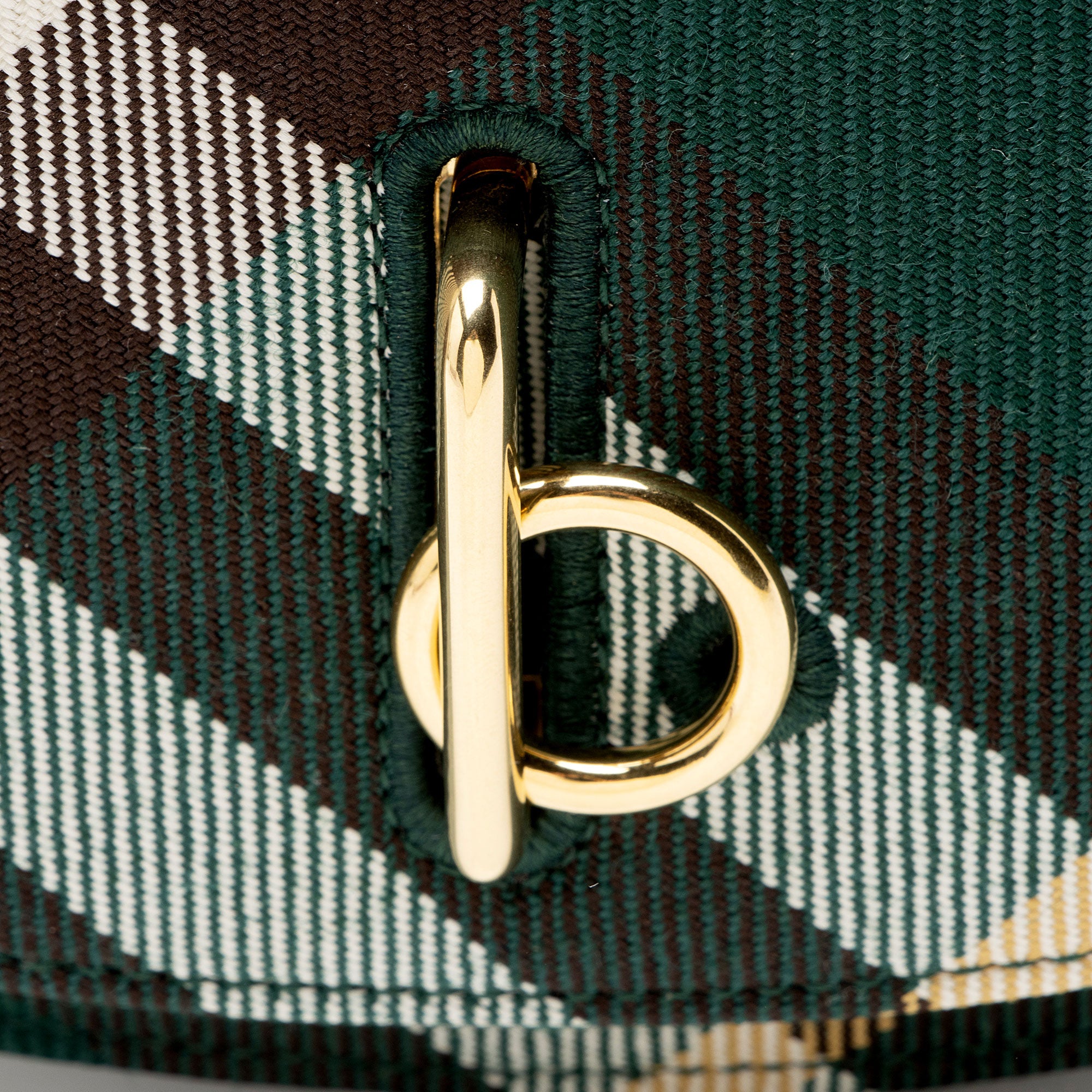 Burberry Mini Check Jacquard Rocking Horse Mini Shoulder Bag