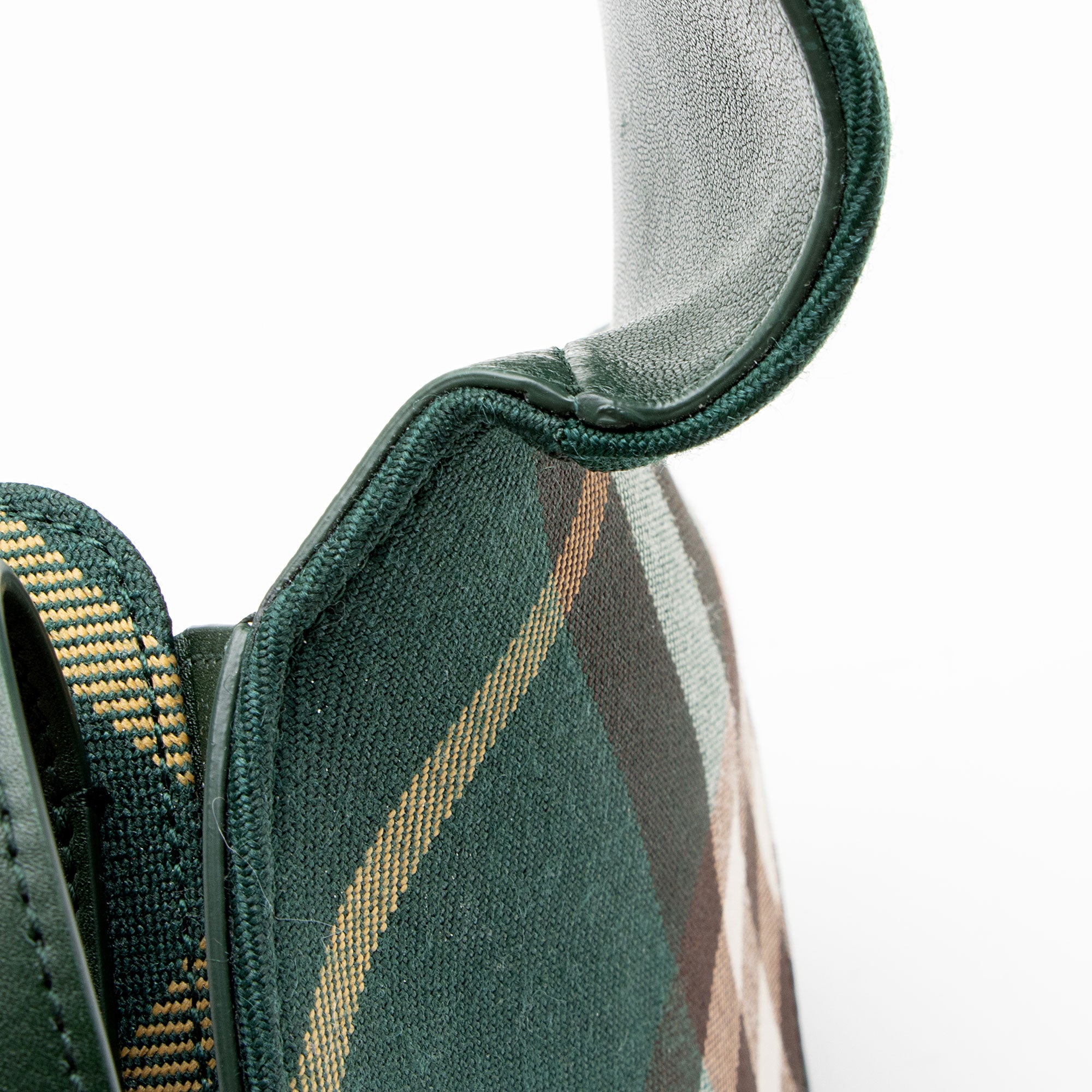 Burberry Mini Check Jacquard Rocking Horse Mini Shoulder Bag