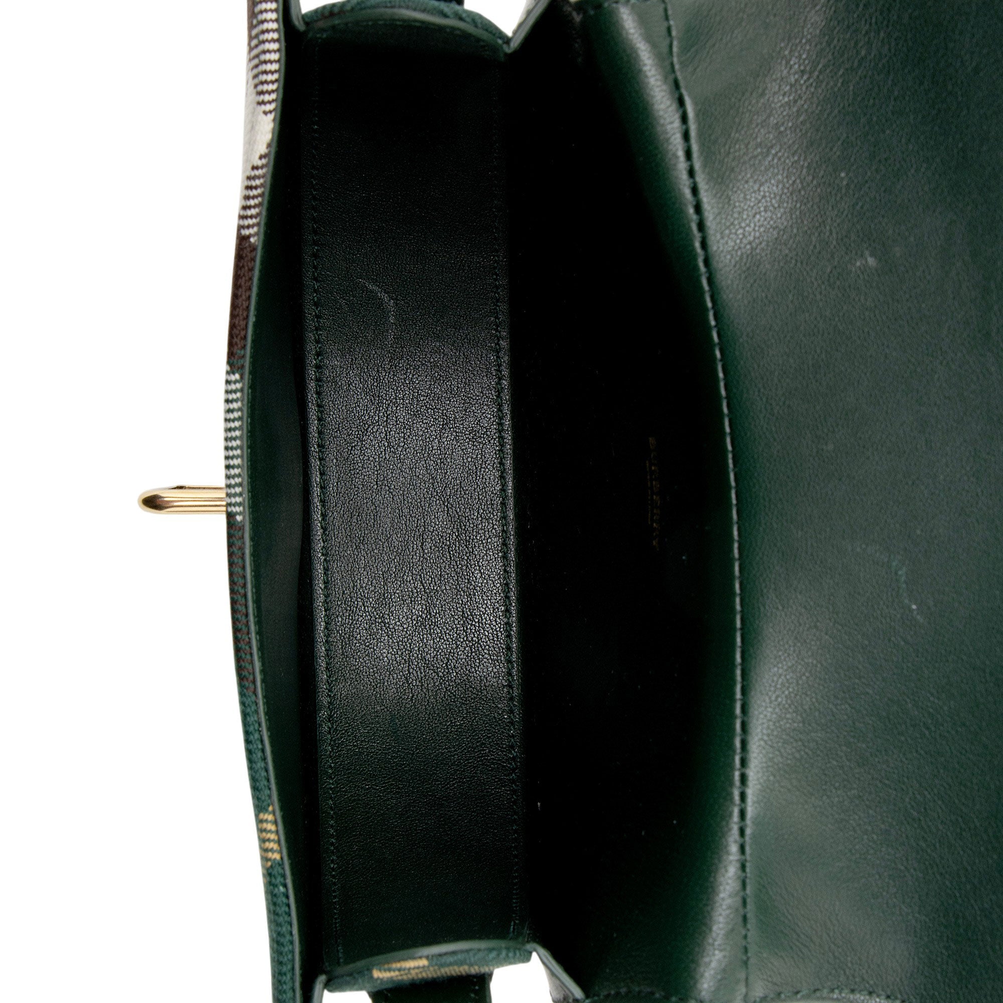 Burberry Mini Check Jacquard Rocking Horse Mini Shoulder Bag