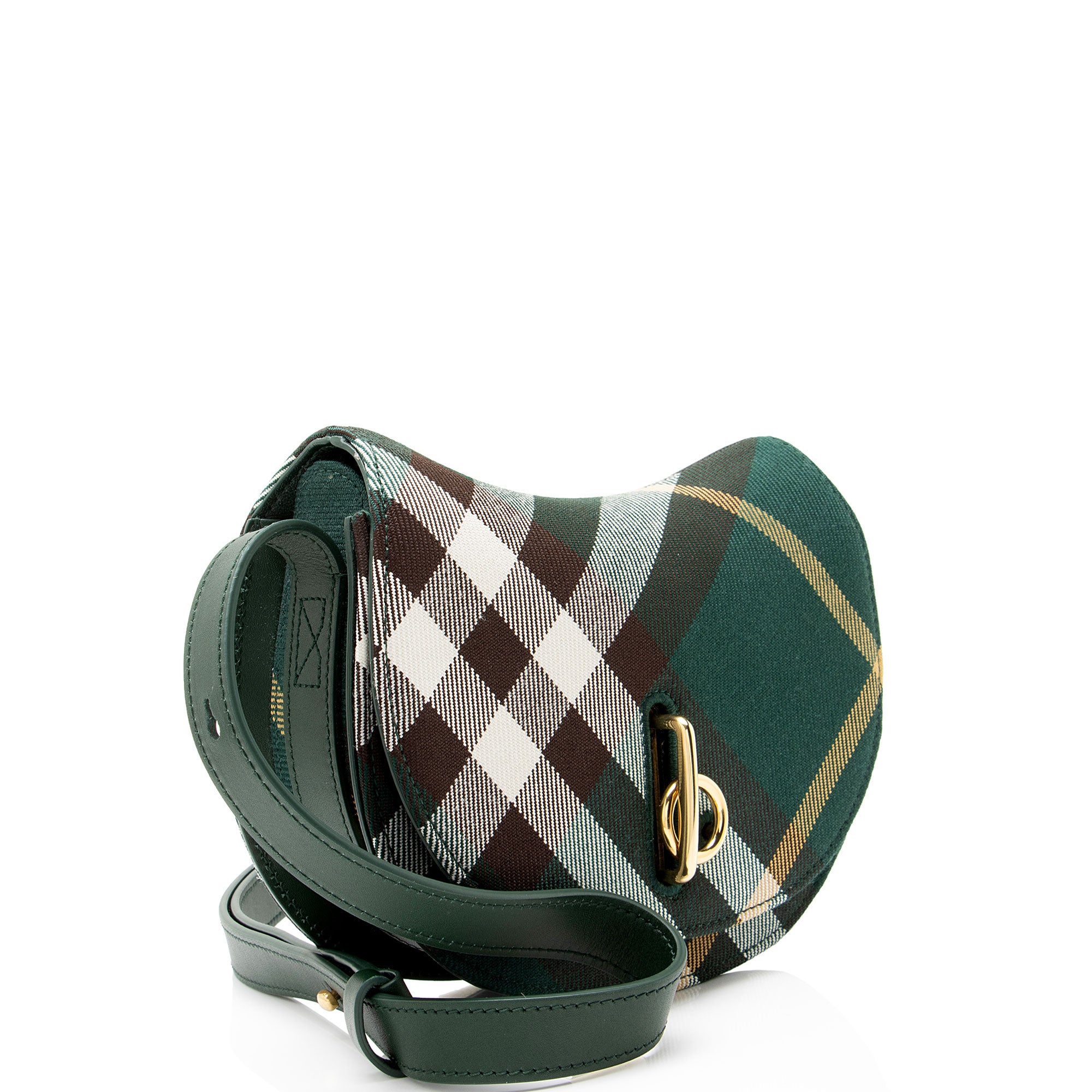 Burberry Mini Check Jacquard Rocking Horse Mini Shoulder Bag