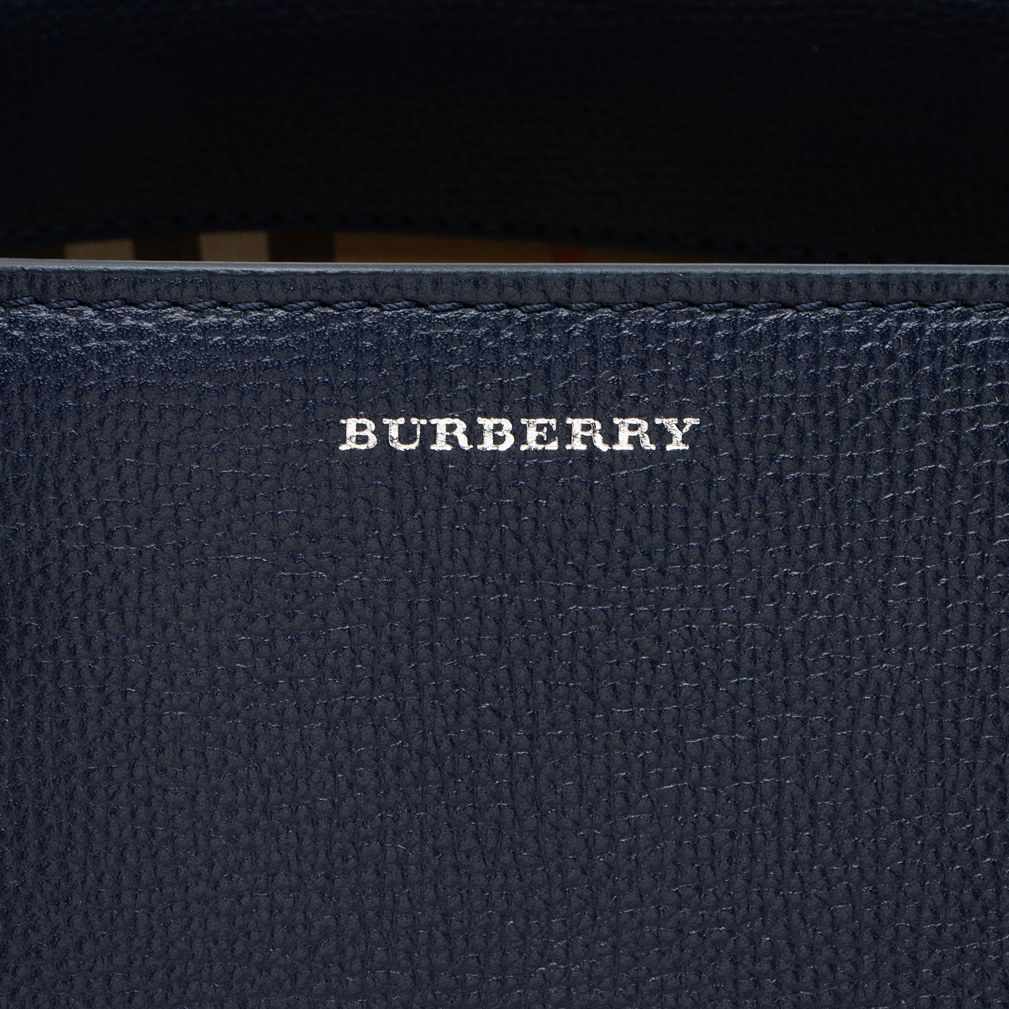 Burberry Leather Banner Medium Tote