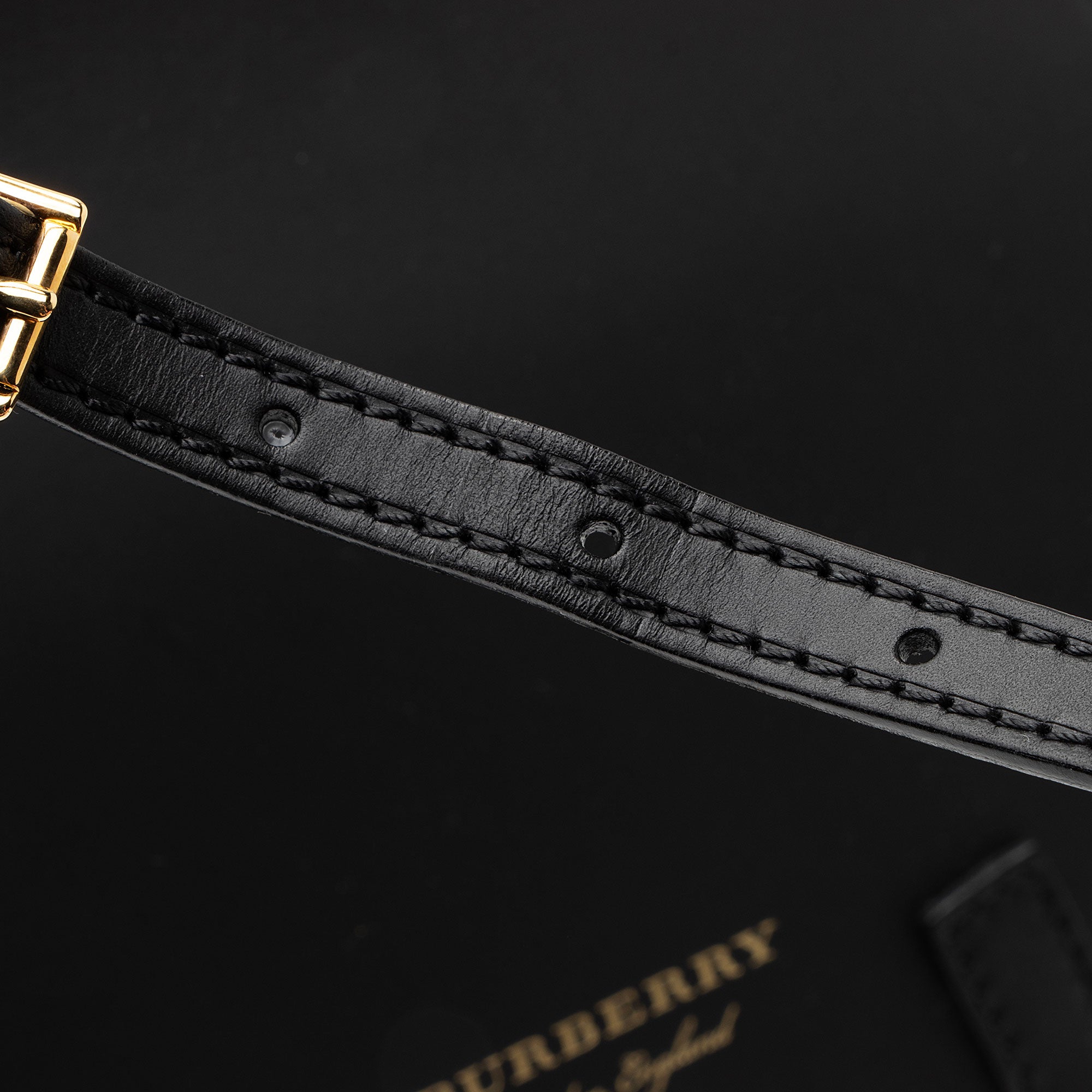 Burberry Leather Bridle Medium Saddle Bag (SHF-FYQaTS)