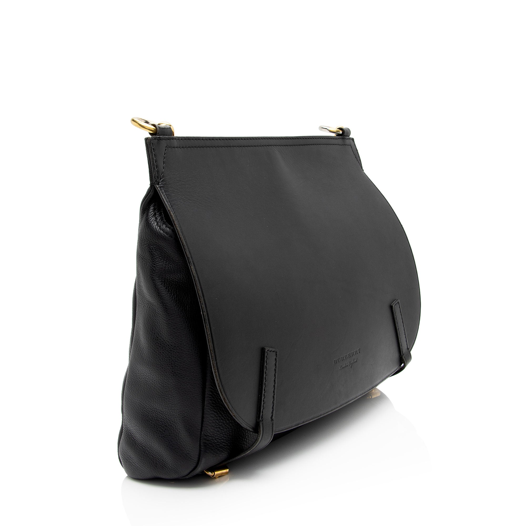 Burberry Leather Bridle Medium Shoulder Bag (SHF-gvFB4h)