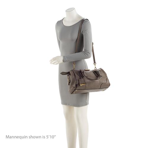 Burberry Leather Gladstone Small Satchel (SHF-c8AUkS)
