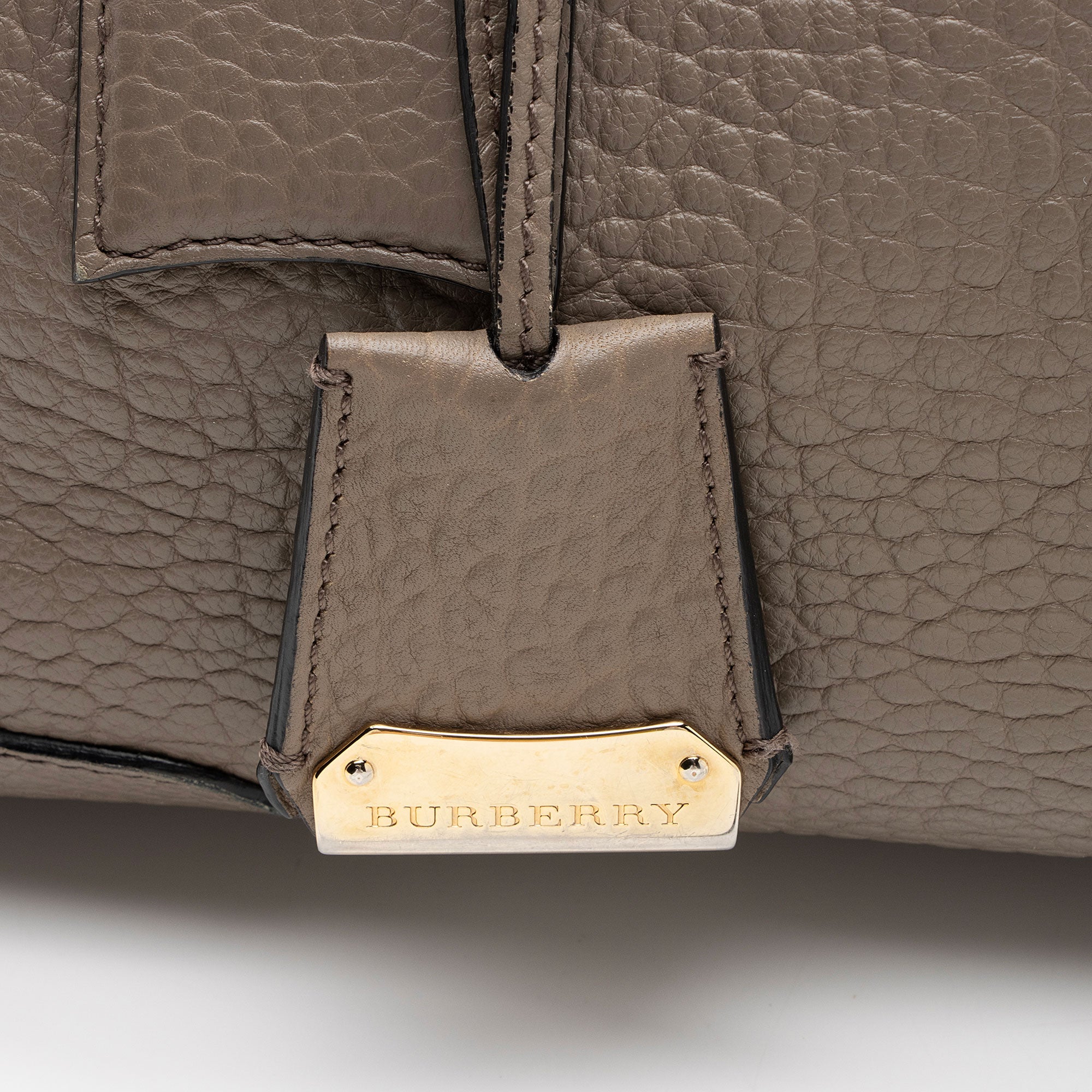 Burberry Leather Gladstone Small Satchel (SHF-BAXlgo)