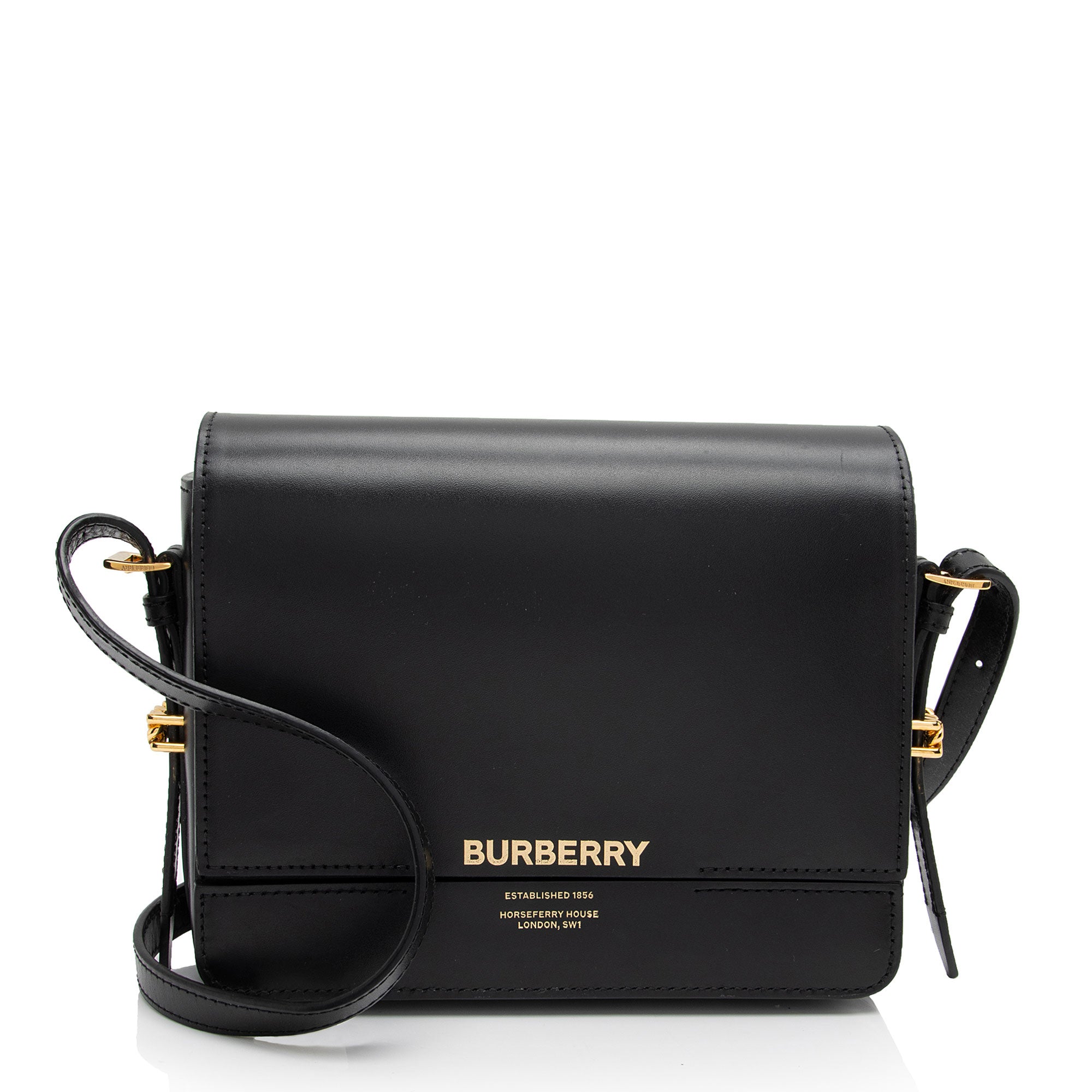 Burberry Leather Grace Small Flap Bag - FINAL SALE (SHF-d9ySrl)