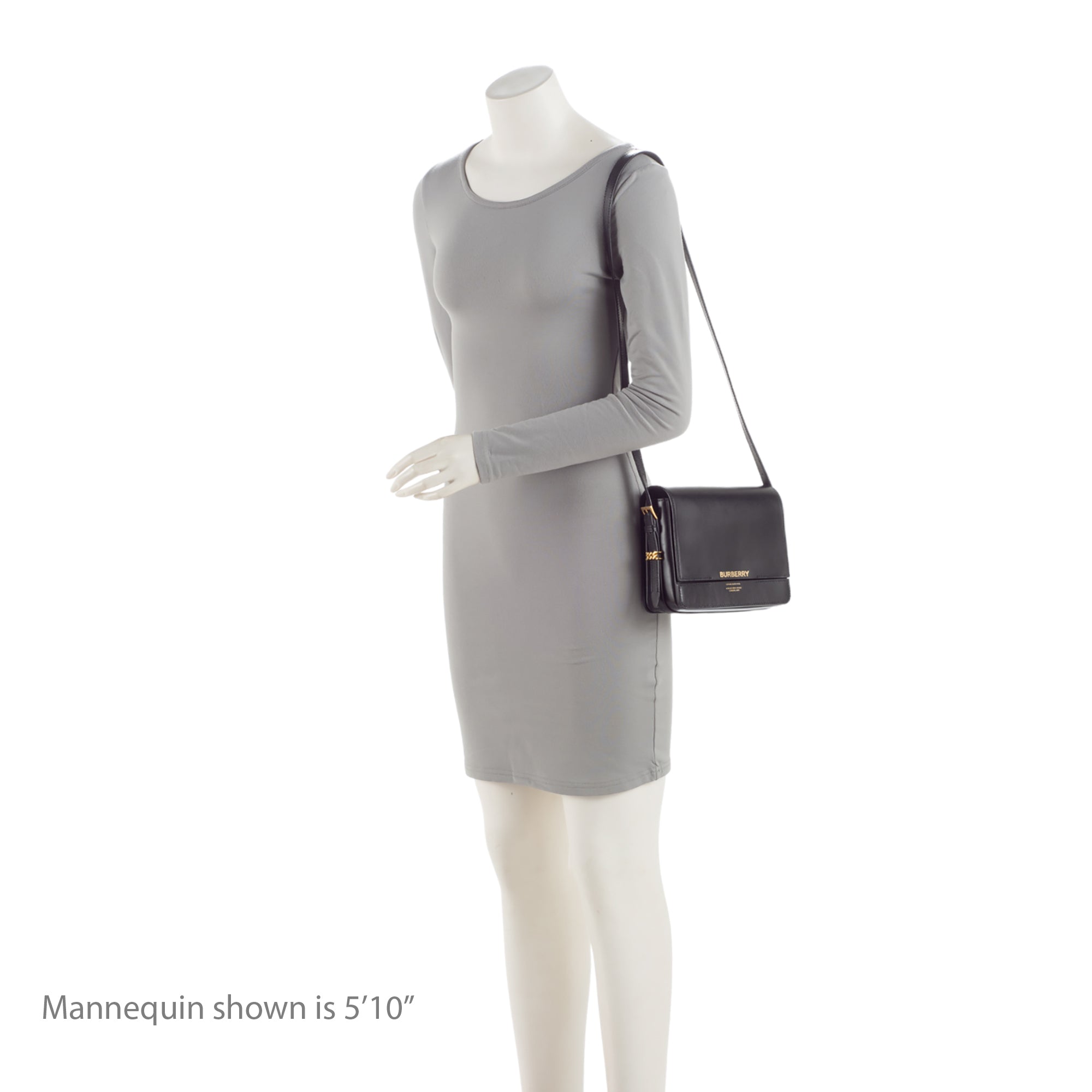 Burberry Leather Grace Small Flap Bag - FINAL SALE (SHF-d9ySrl)