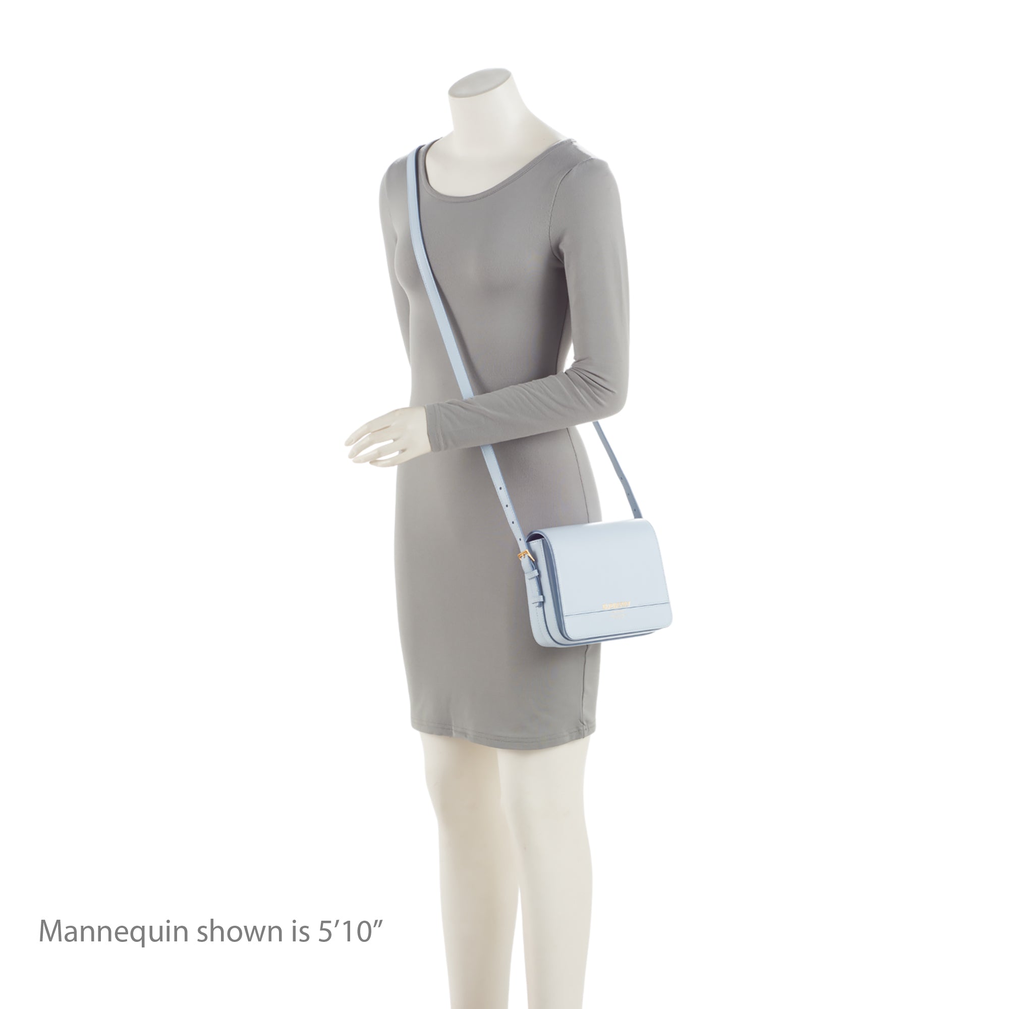 Burberry Leather Grace Small Flap Bag (SHF-pLbZdm)