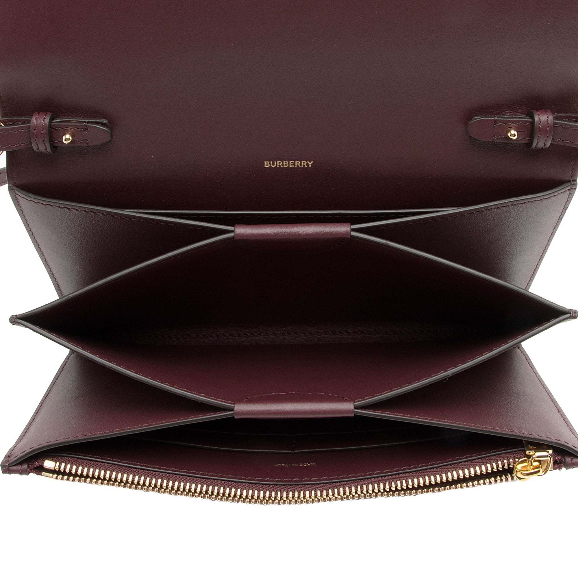 Burberry Leather Hazelmere Wallet On Strap (SHF-Dwynlj)