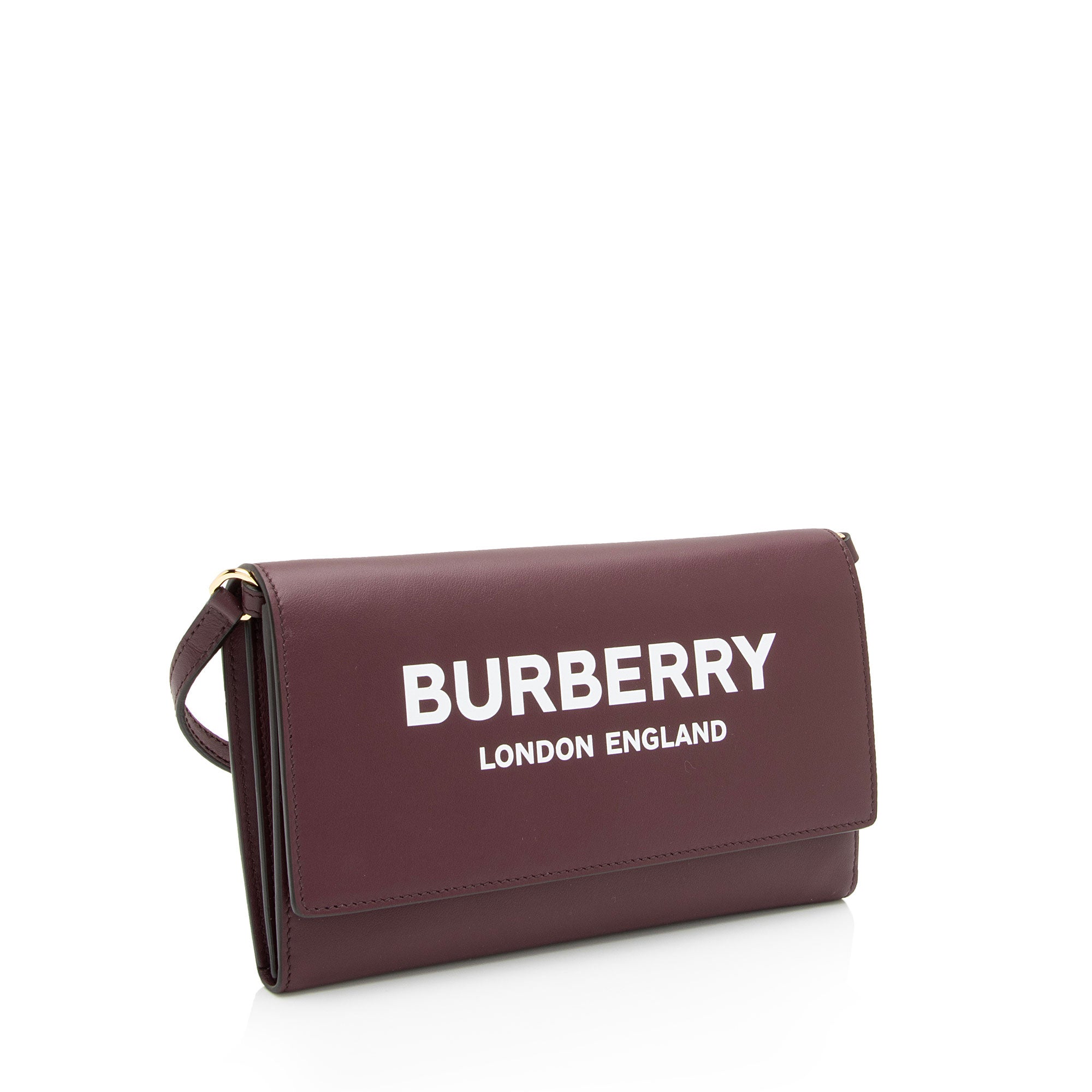 Burberry Leather Hazelmere Wallet On Strap (SHF-Dwynlj)