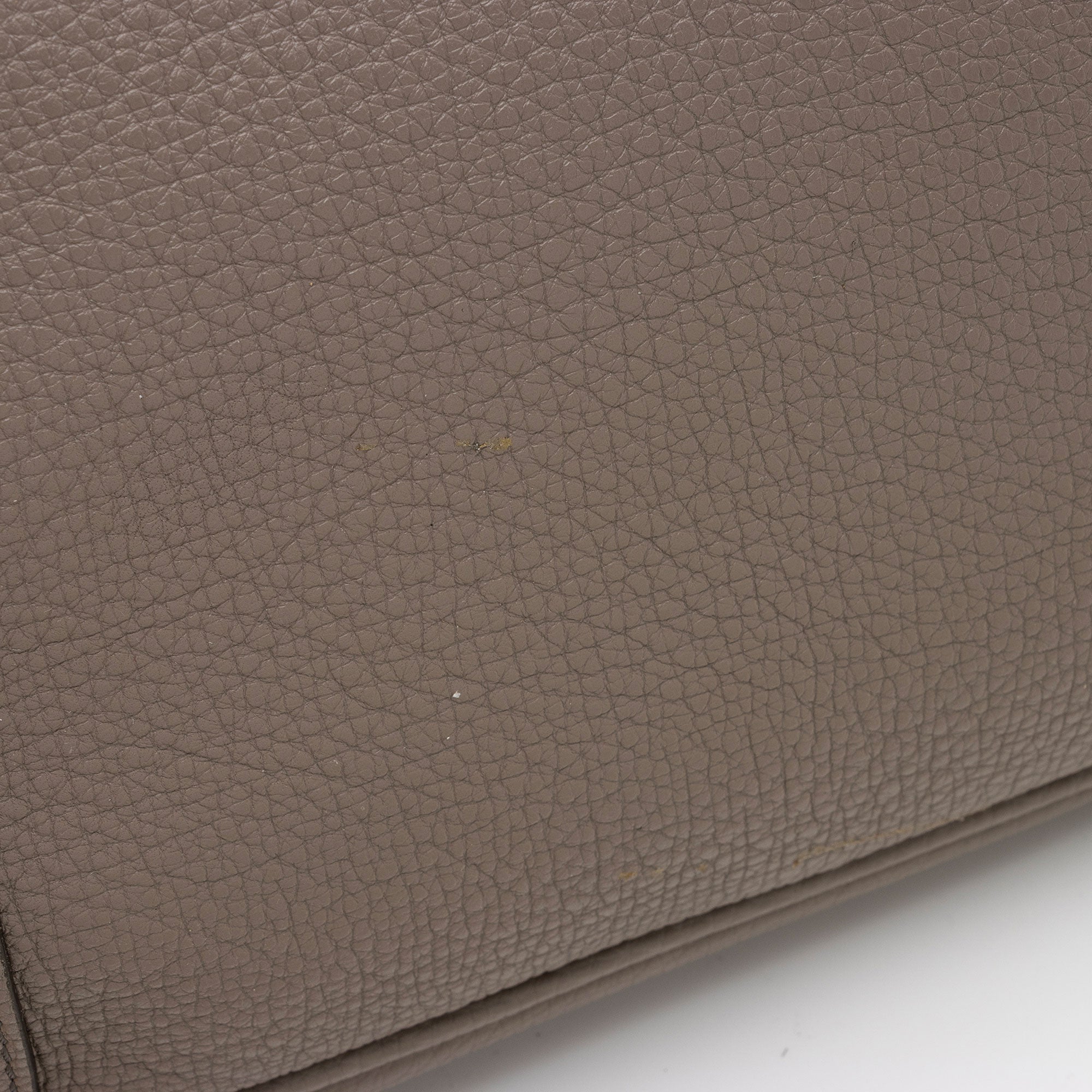 Burberry Leather Honeybrook Derby Medium Tote (SHF-eUcGSe)