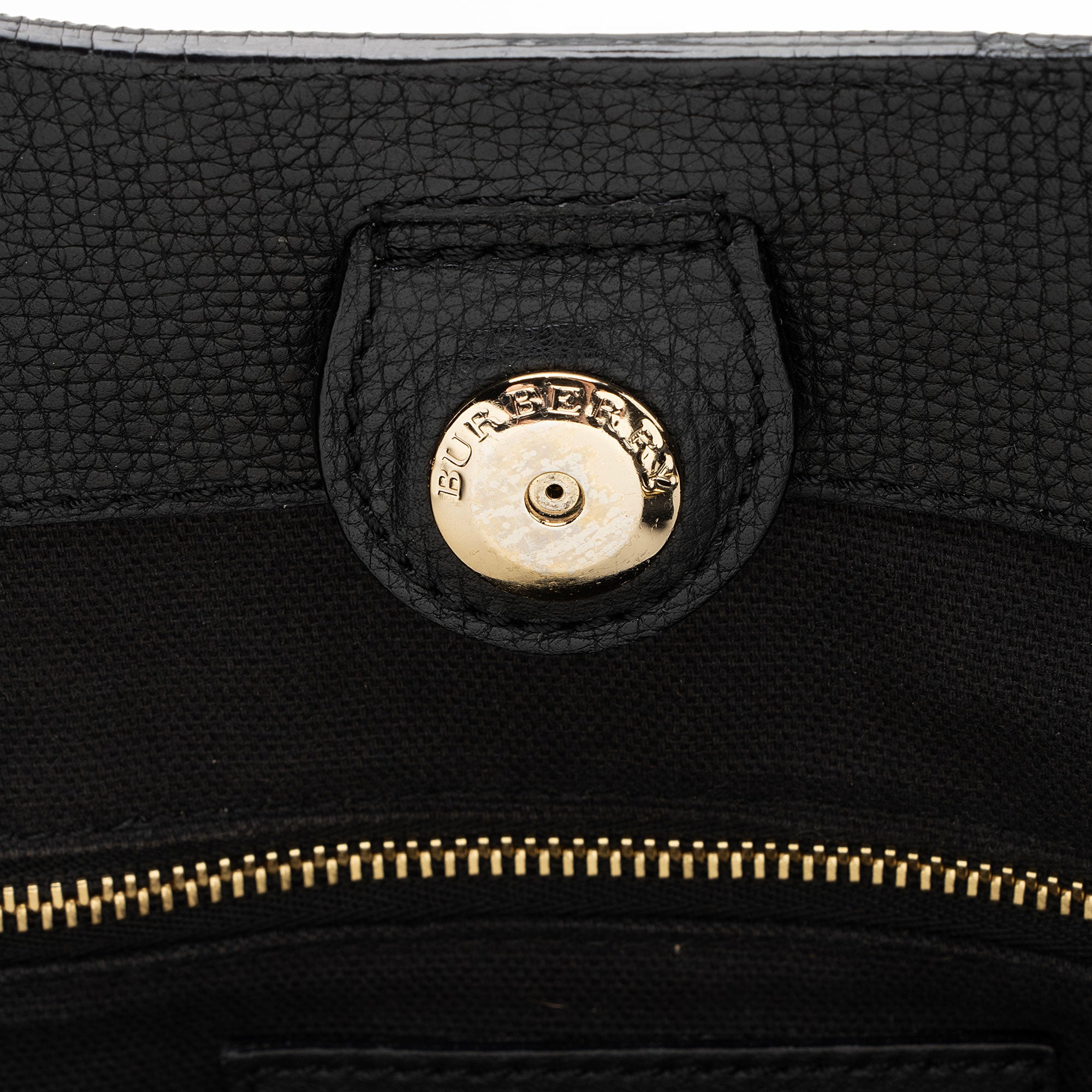 Burberry Leather House Check Canterbury Small Tote