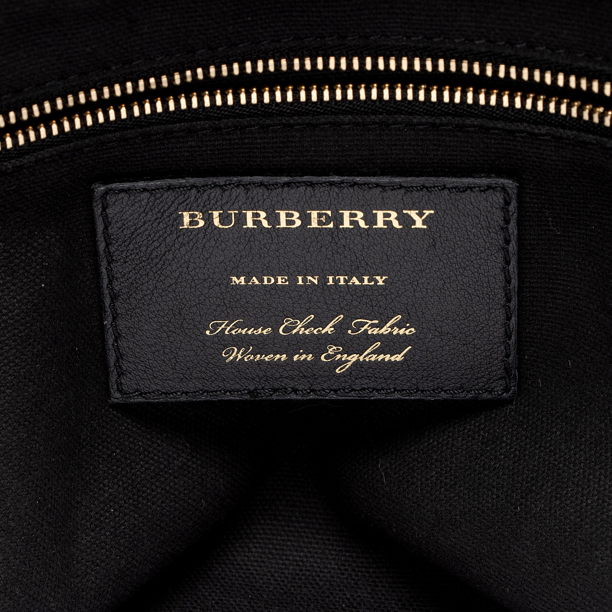 Burberry Leather House Check Canterbury Small Tote (SHF-Rt5UJm)
