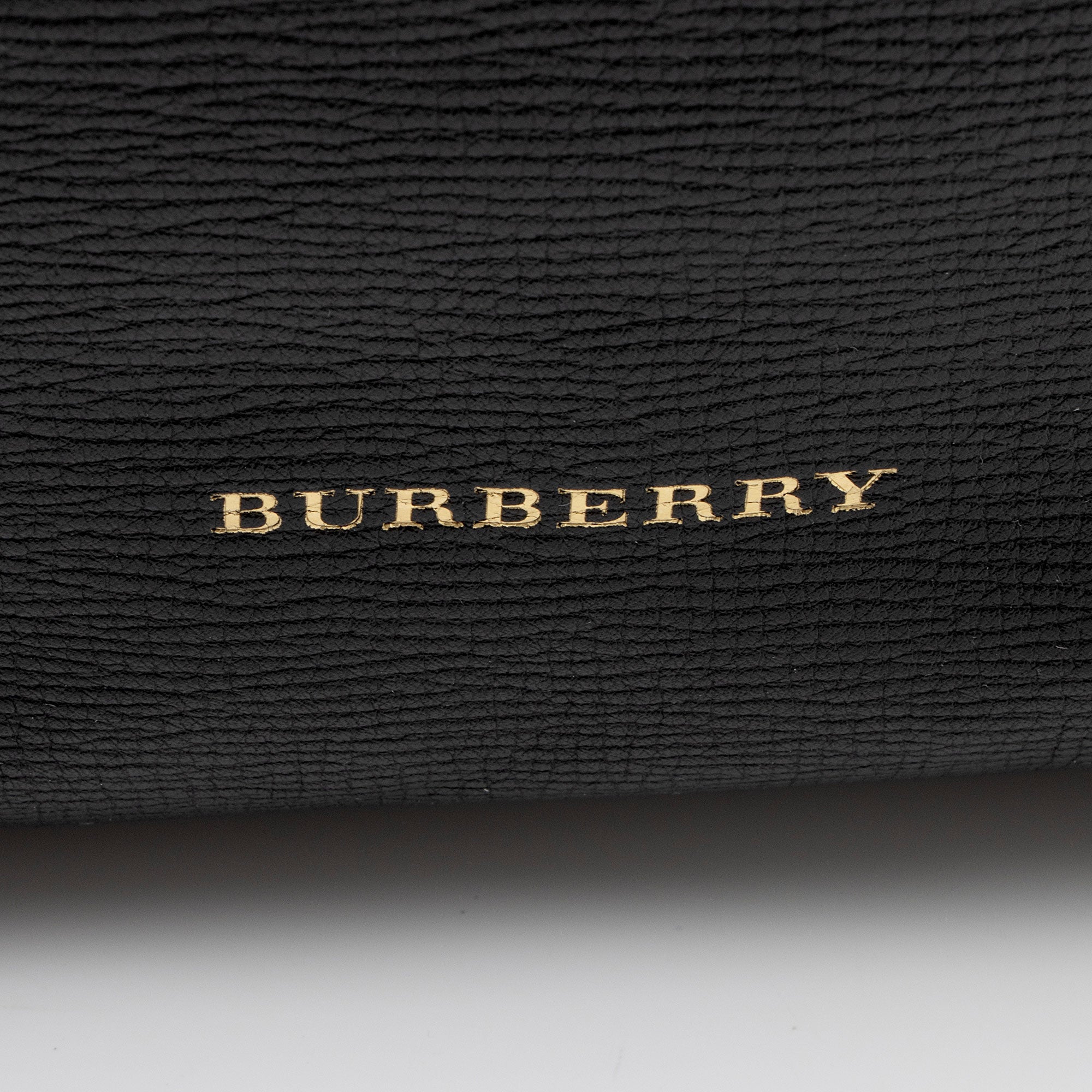 Burberry Leather House Check Canterbury Small Tote (SHF-Rt5UJm)