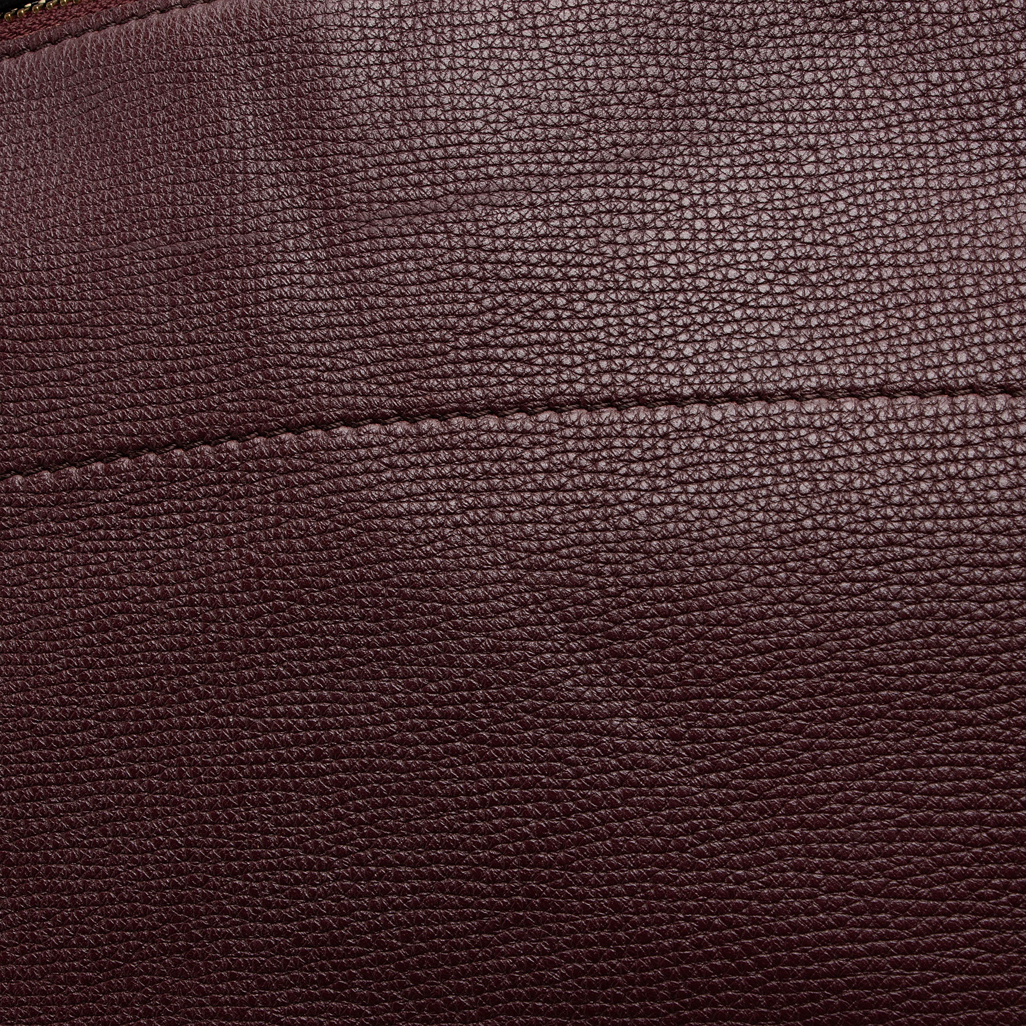 Burberry Leather House Check Derby Welburn Small Tote