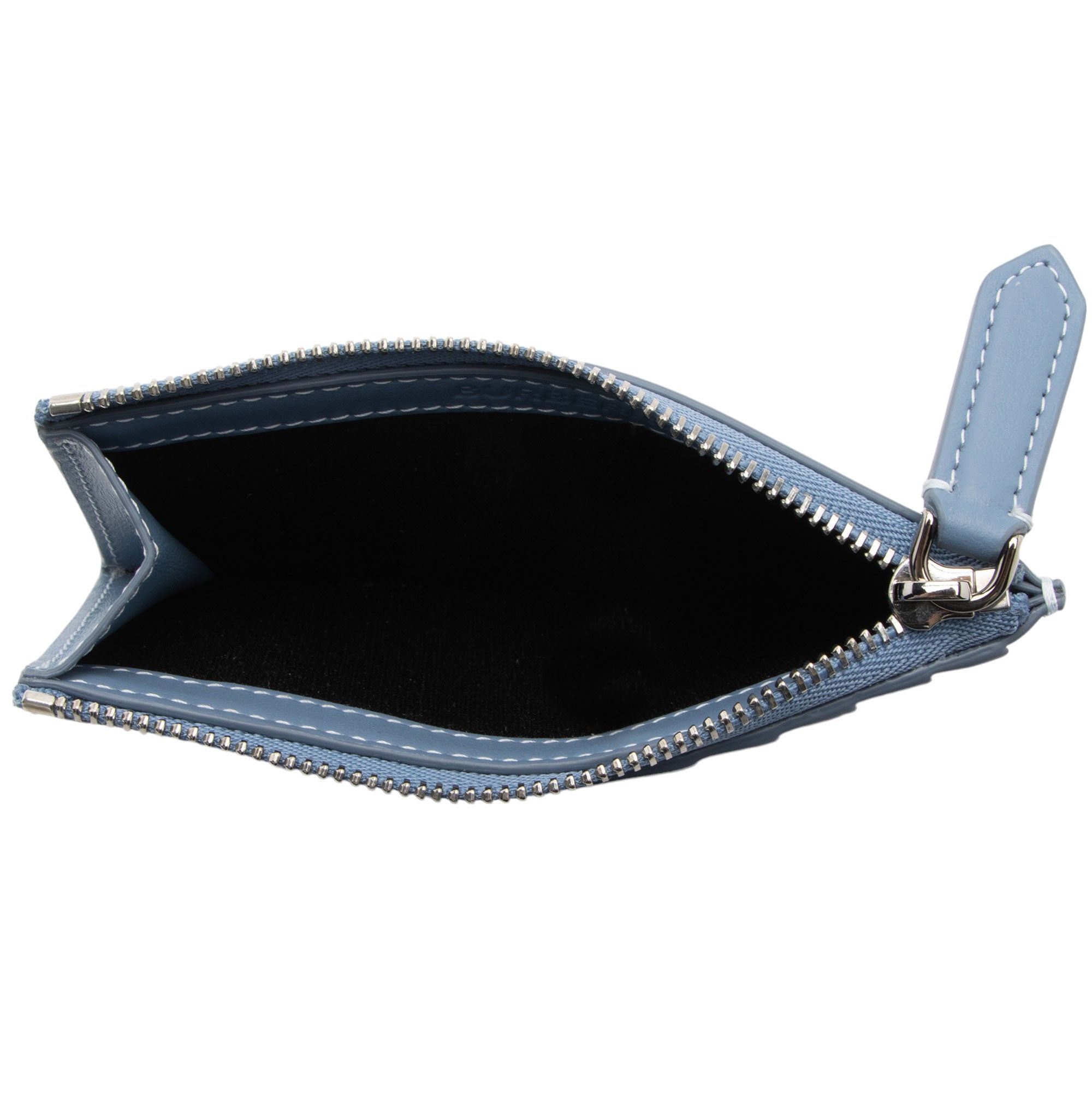 Burberry Leather Logo Alwyn Zip Card Case (SHF-3xmE4Z)