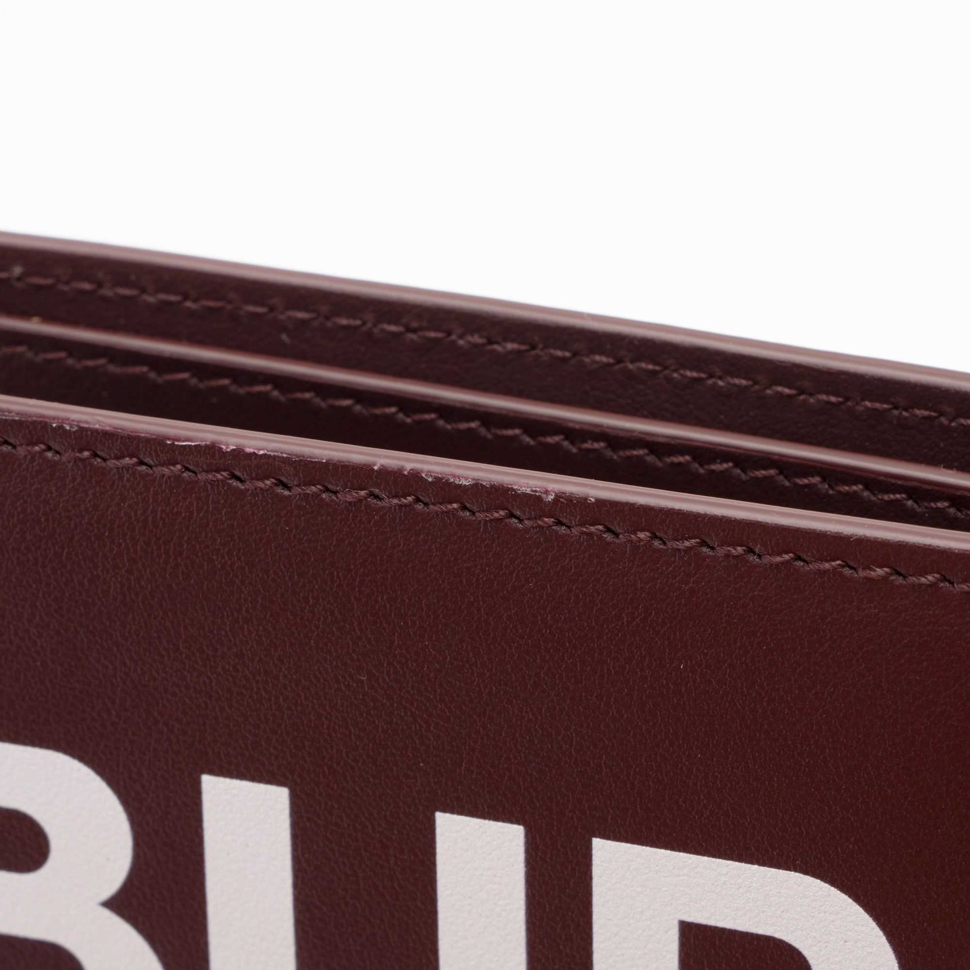 Burberry Leather Logo Bi-Fold Wallet (SHF-NYKTBT)