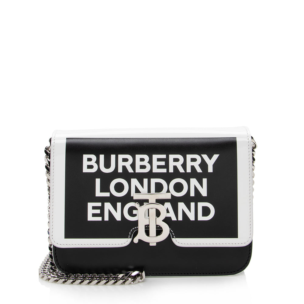 BURBERRY ボディバッグ 白と黒のストライプ バーバリー ボディバッグ メンズ ブランド BURBERRY 8051849 ブラック