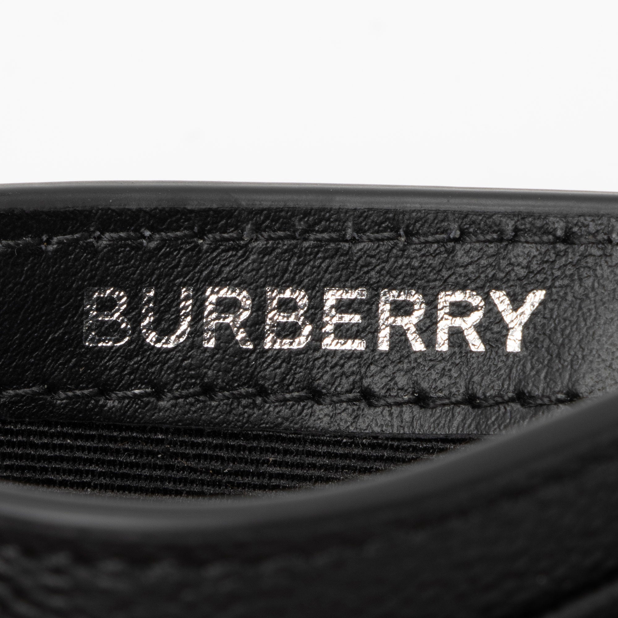 Burberry Leather Money Clip Card Case (SHF-5J0Q3i)