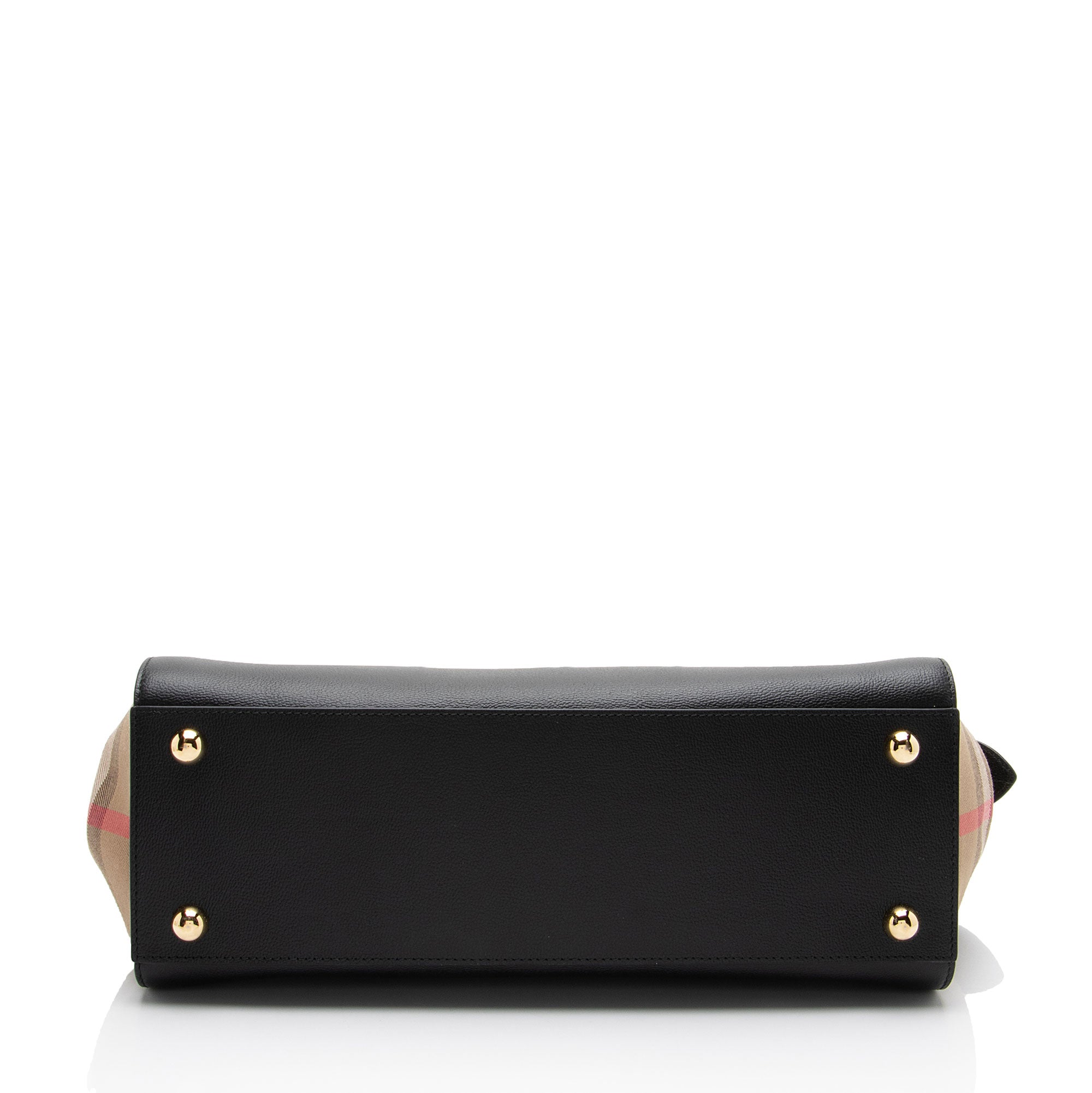 Burberry Leather Nova Check Banwell Tote