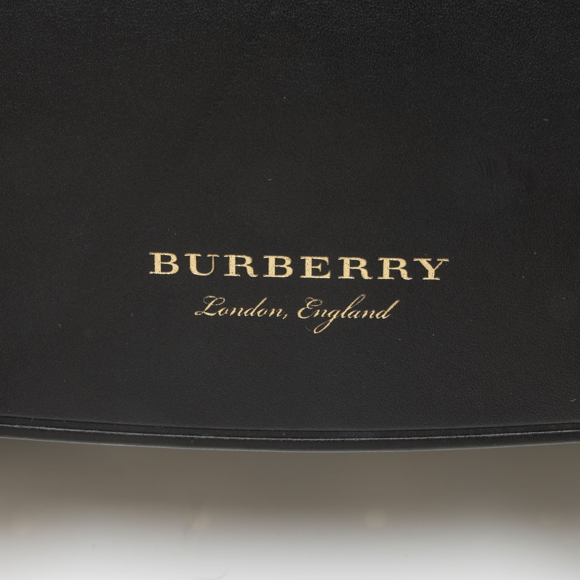 Burberry Leather Riveted Baby Bridle Shoulder Bag