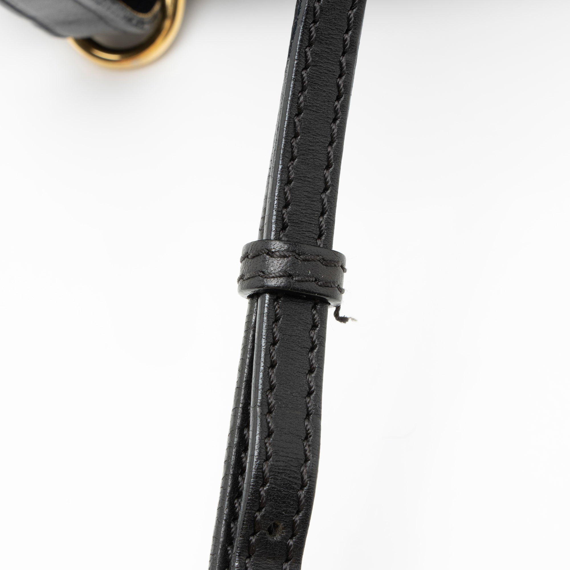 Burberry Leather Riveted Baby Bridle Shoulder Bag