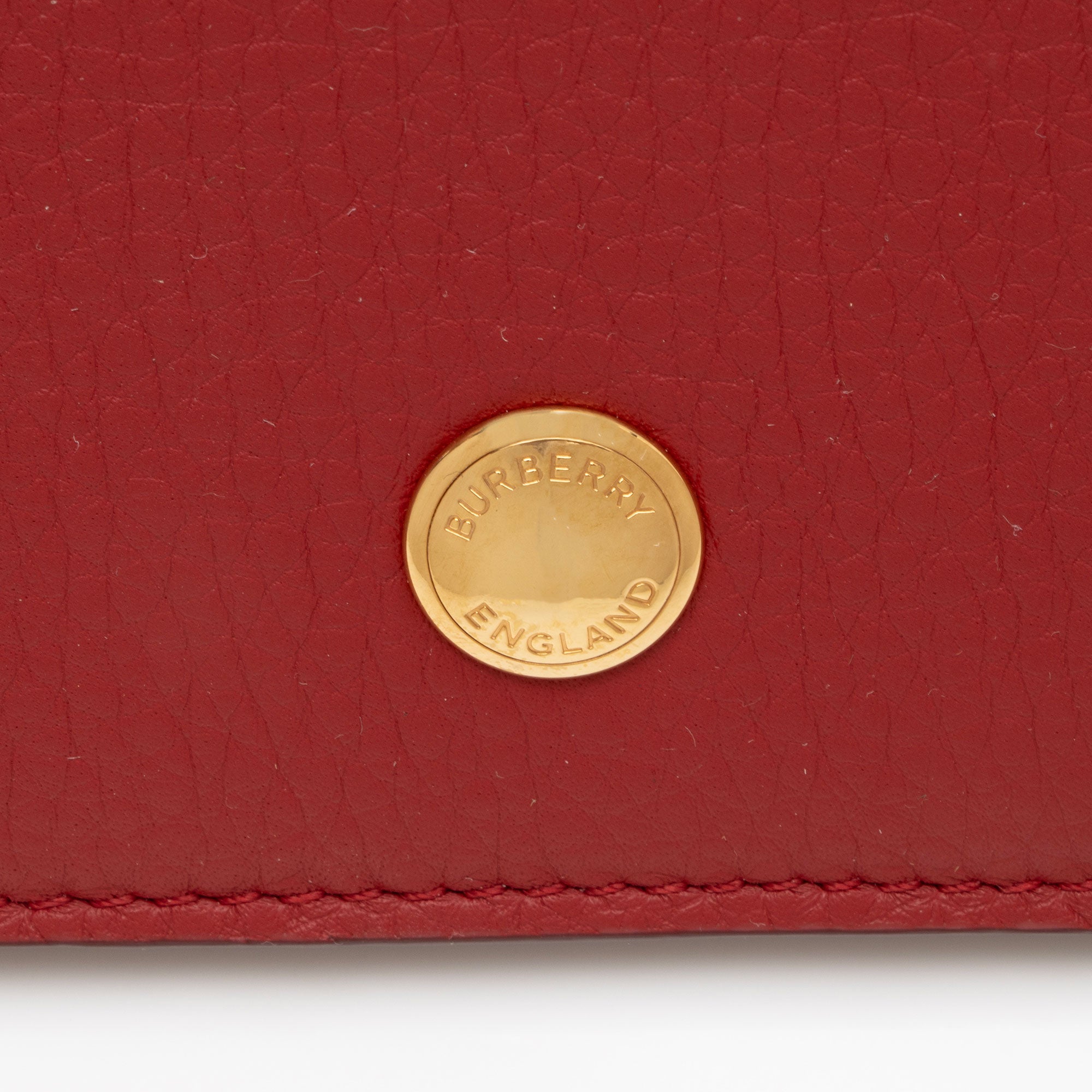 Burberry Leather Rowe Snap Wallet (SHF-jDZaOU)