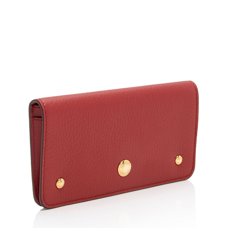 Burberry Leather Rowe Snap Wallet (SHF-jDZaOU)