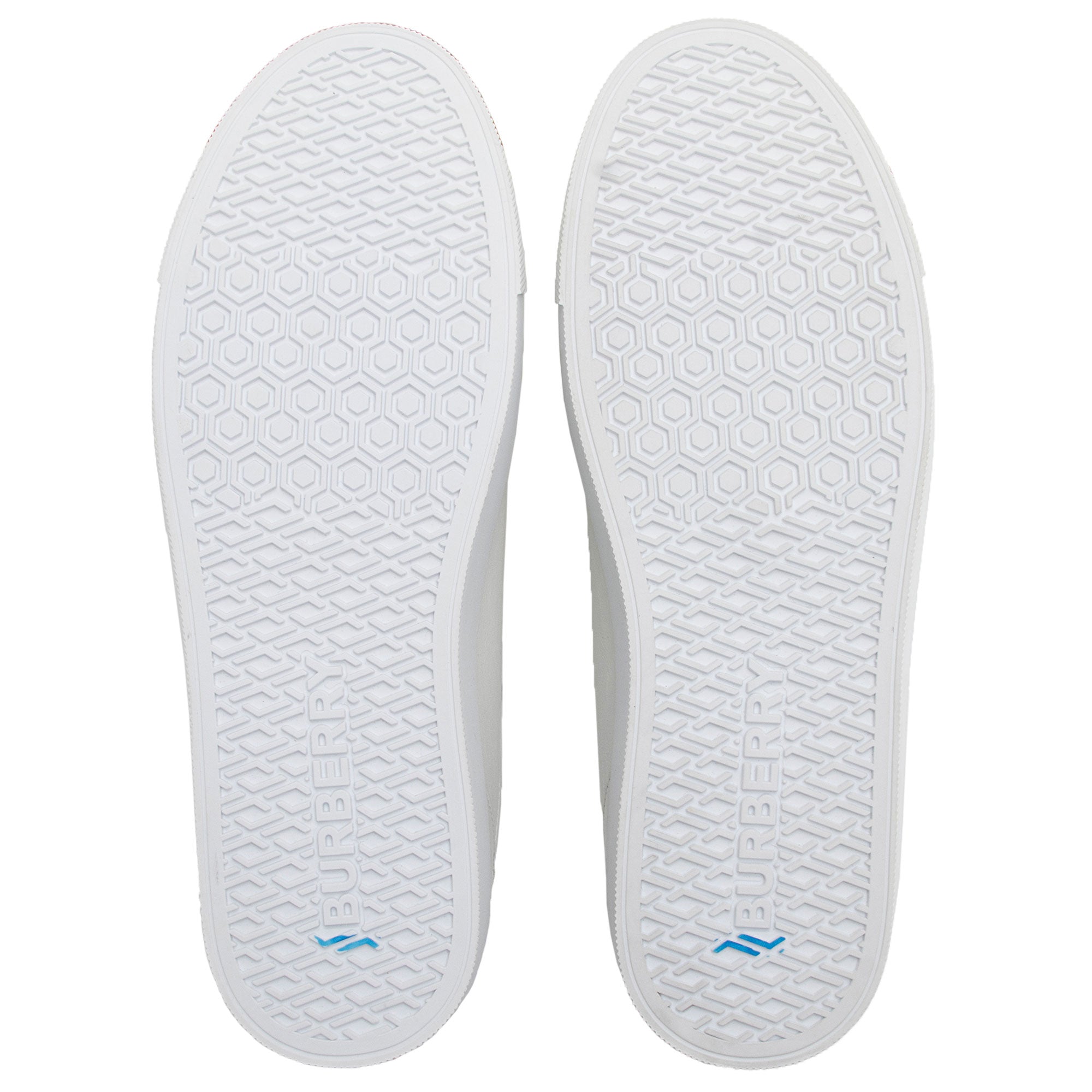 Burberry Leather Salmond Sneakers - Size 7.5 / 37.5 (SHF-ndax0p)