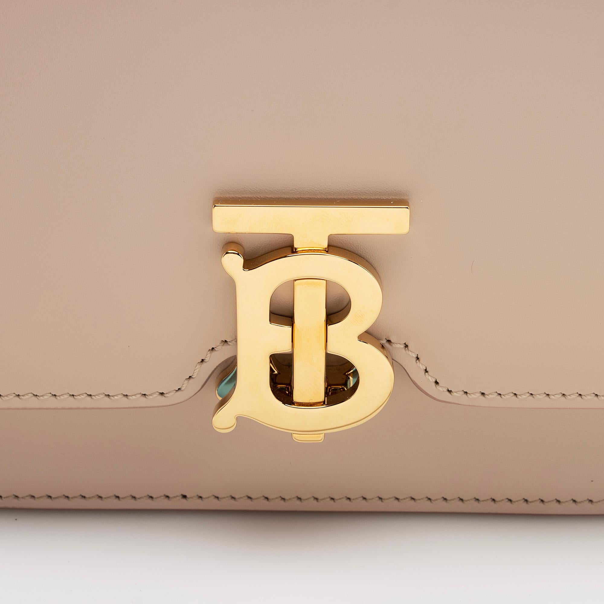 Burberry Leather TB Flap Mini Shoulder Bag - FINAL SALE