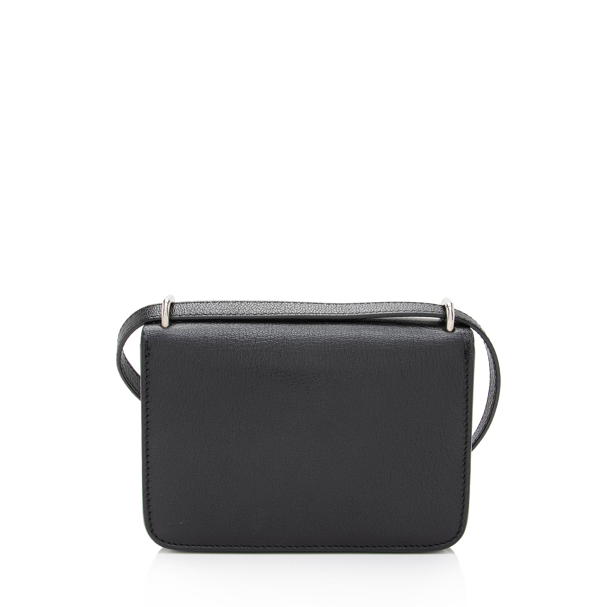 Burberry Leather Vintage Check D-Ring Mini Crossbody Bag (SHF-ltBVNi)