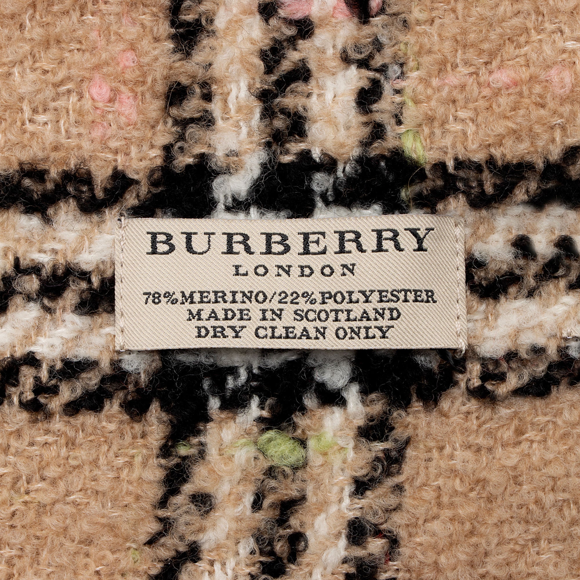 Burberry Merino Wool Vintage Check Scarf