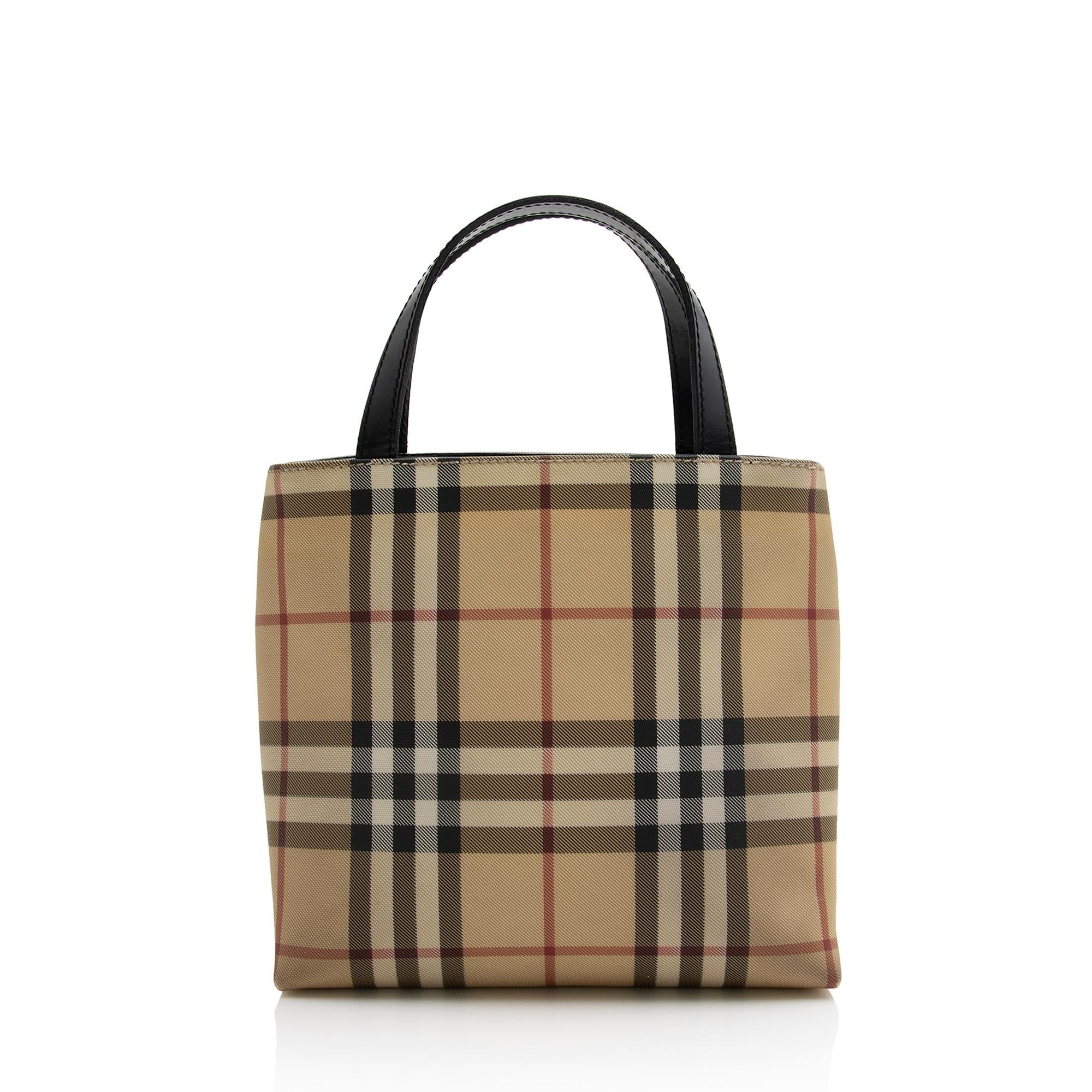 Burberry Nova Check Mini Tote (SHF-22565)