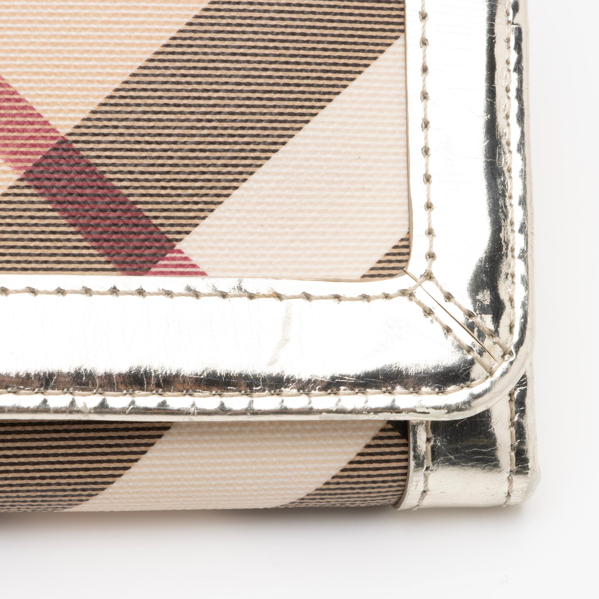 Burberry Nova Check Penrose Continental Wallet (SHF-aObasm)