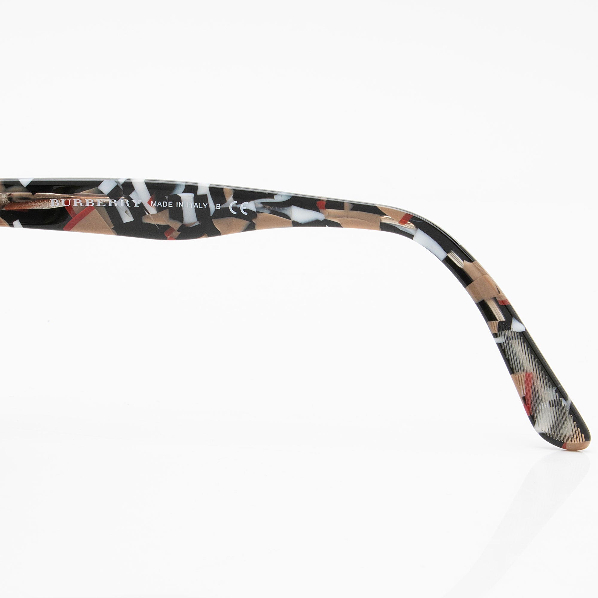 Burberry Nova Check Round Sunglasses