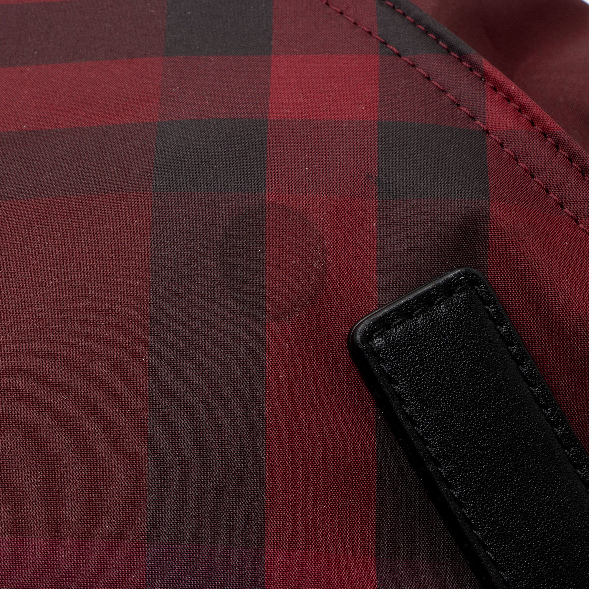 Burberry Nylon Check Buckleigh Packable Small Tote (SHF-mg4mKV)
