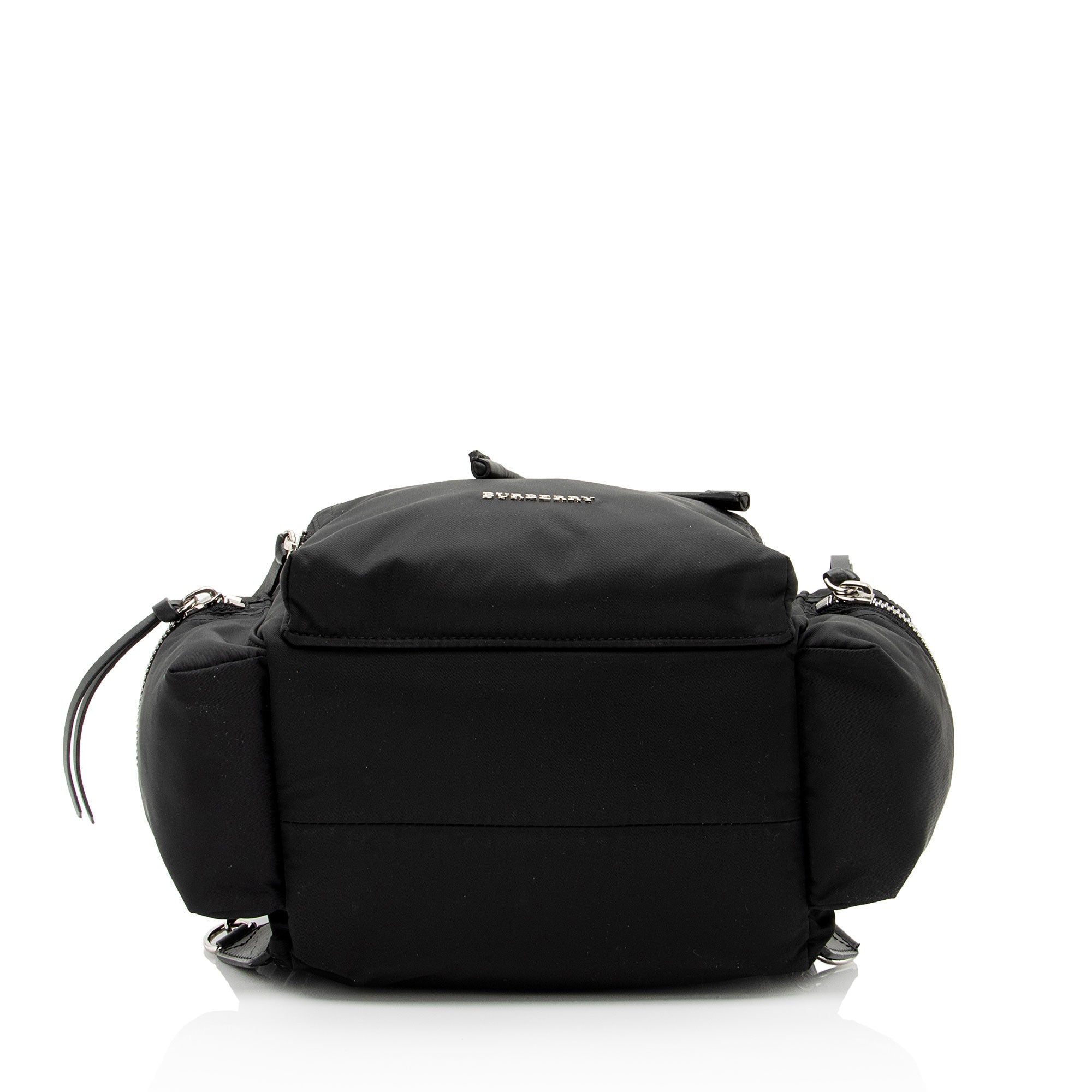 Burberry Nylon Leather Medium Rucksack Backpack (SHF-L8DnLS)