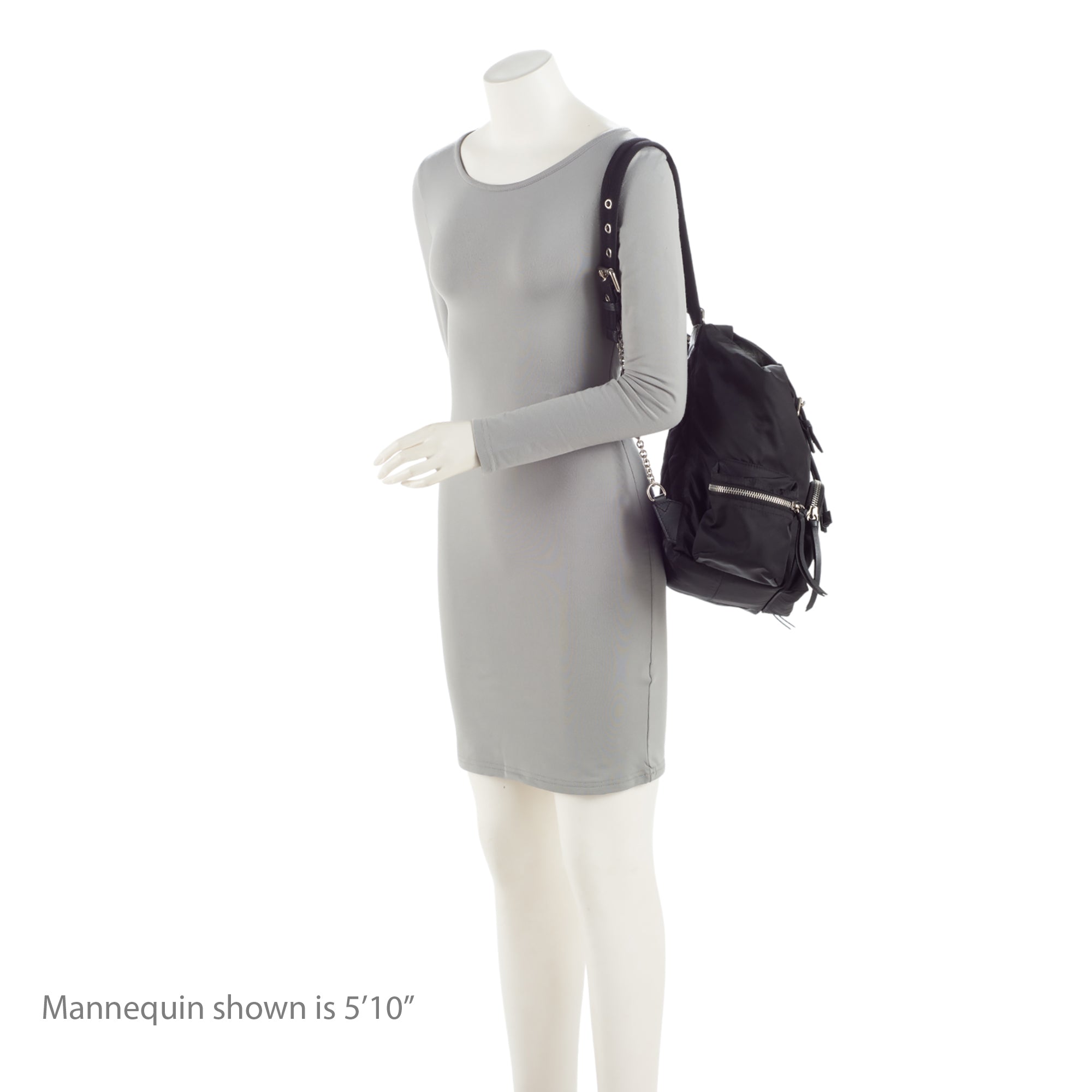 Burberry Nylon Leather Medium Rucksack Backpack (SHF-L8DnLS)