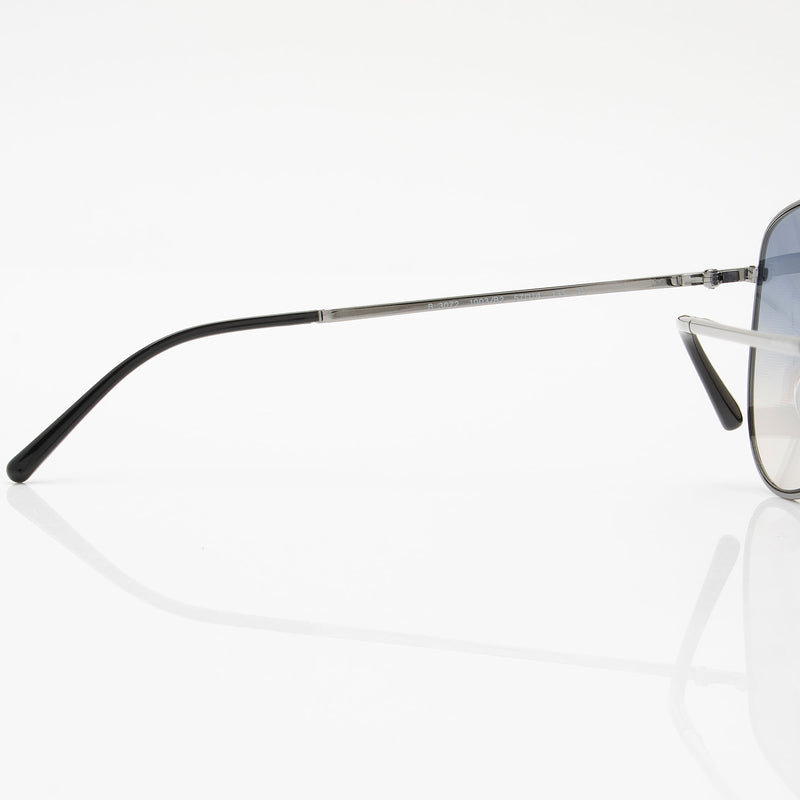 Burberry Polarized Check Aviator Sunglasses (SHF-0EYDtU)